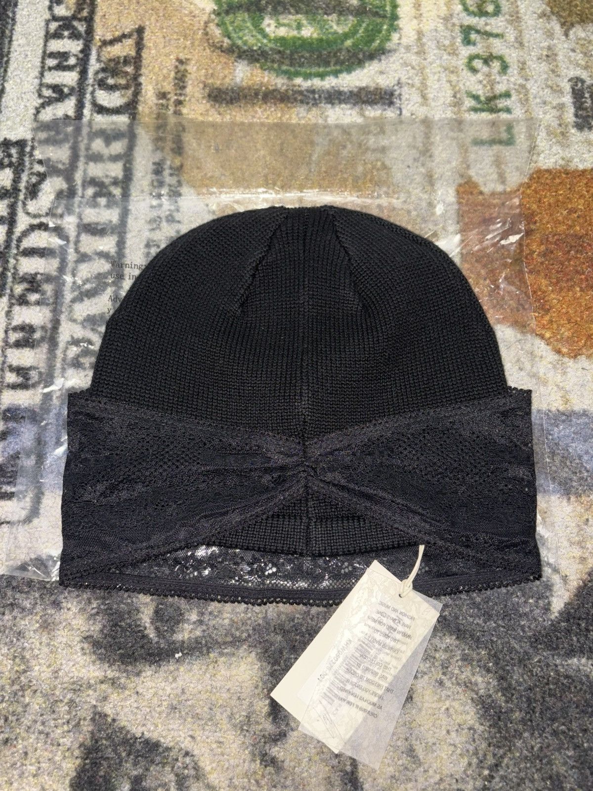 Kith Lisa for Kith Cuffless Beanie with Lace Veil Size ONE SIZE - 4 Thumbnail