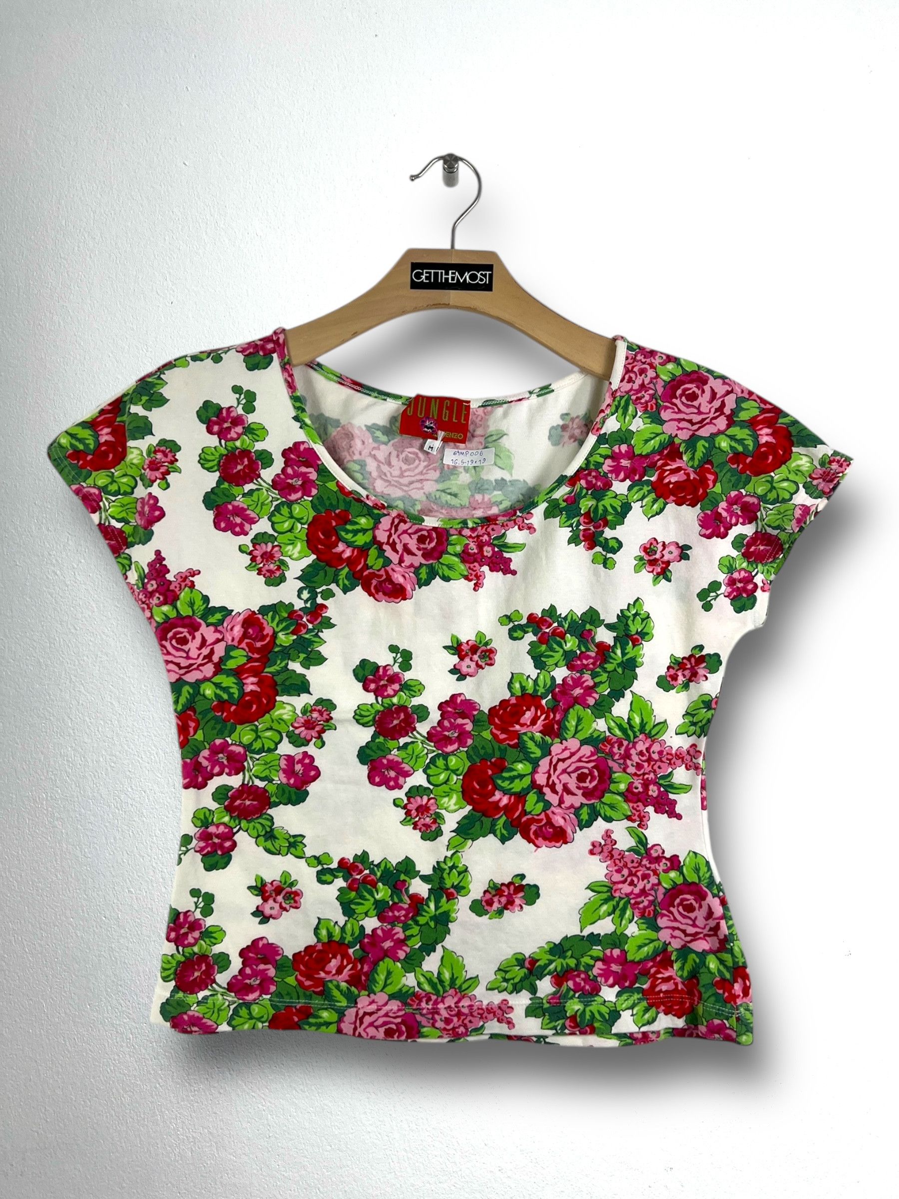 Japanese Brand × Kenzo KENZO Jungle Flower Blouse (M) GTMP006 Size M / US 6-8 / IT 42-44 - 1 Thumbnail