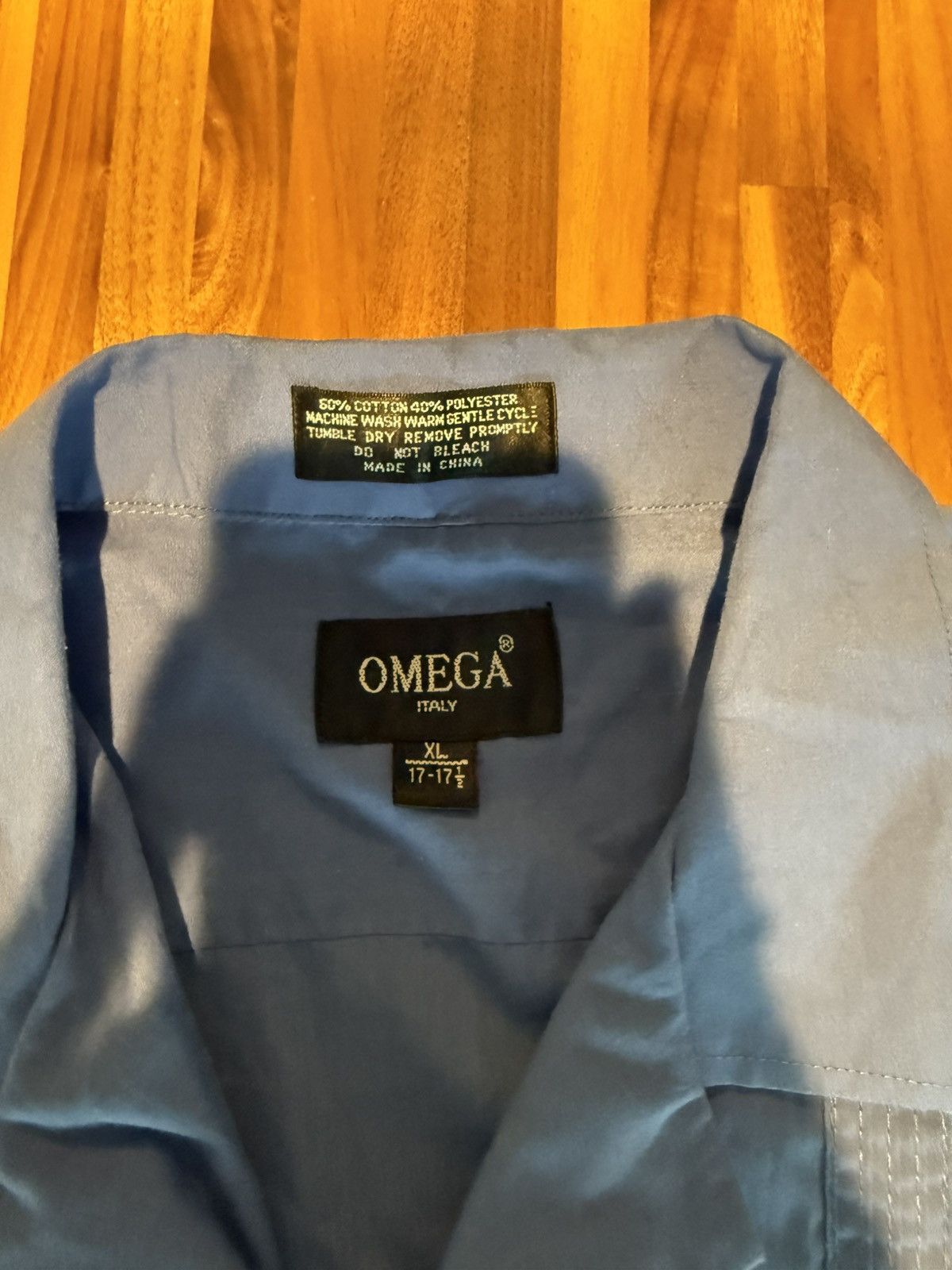 Omega Vintage Omega Italy Button Up Shirt Size US XL / EU 56 / 4 - 3 Thumbnail