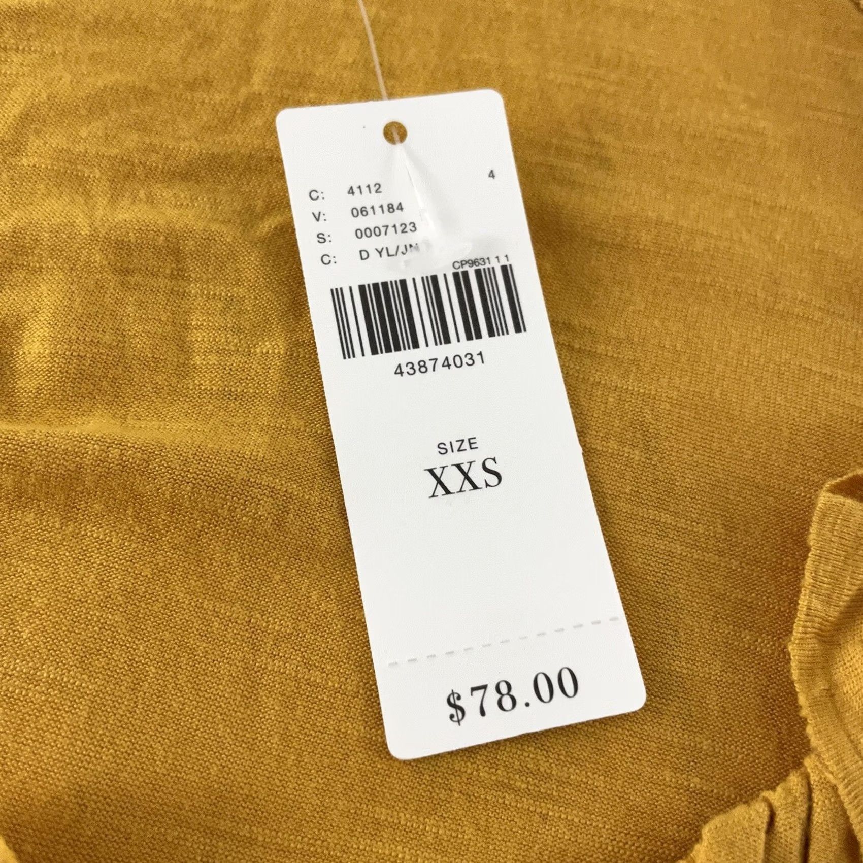 Anthropologie VINTAGE Anthropologie Gold Blouse Short Sleeve XXS Women’s Blouse Top Womens Gold 90s Concert (If applicable) Size XXS / US 00 / IT 34 - 3 Thumbnail