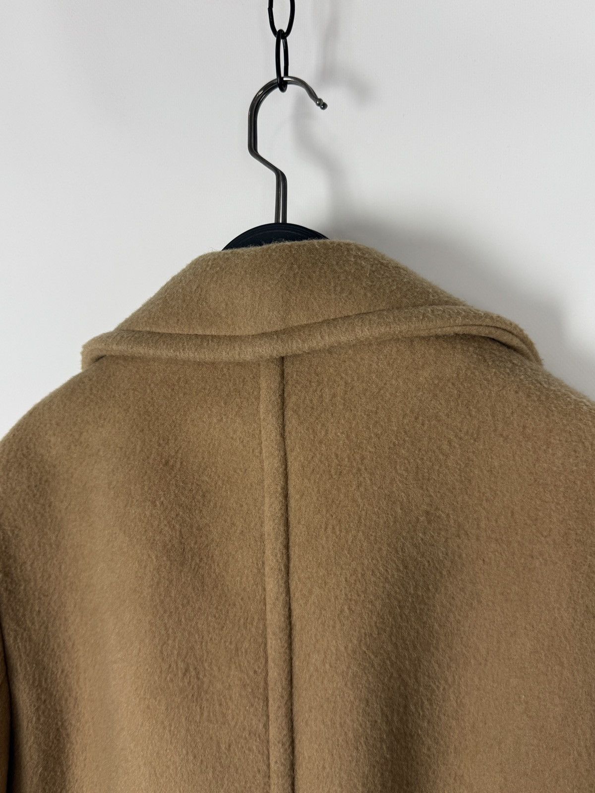 Gloverall 1970s Vintage Gloverall England Camel Beige Wool Mid Coat 54 Size US L / EU 52-54 / 3 - 12 Thumbnail