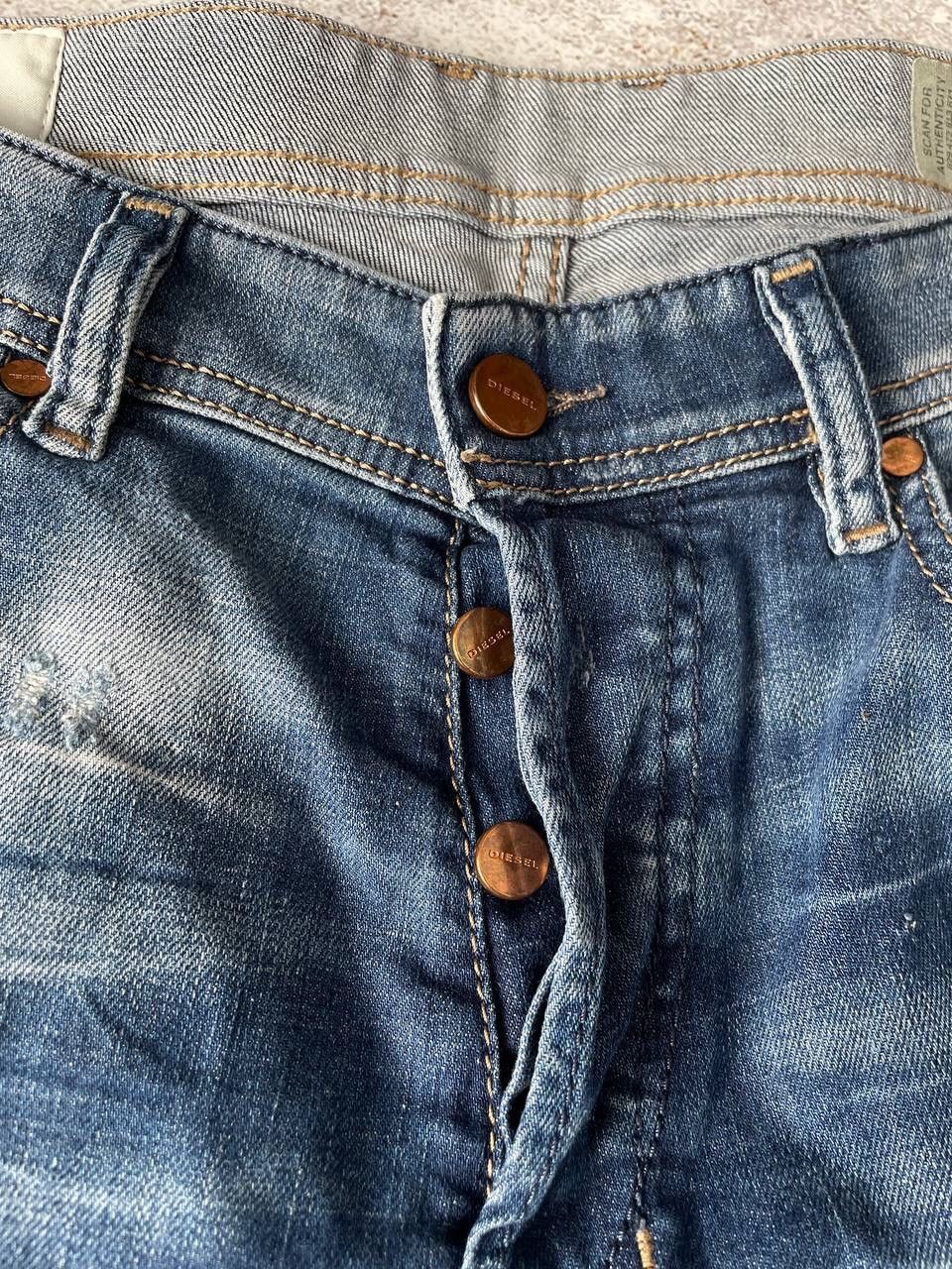 Diesel × Diesel Black Gold × Vintage Vintage Diesel Tepphar Blue Denim Pants Metal Logo Y2K Rare Size US 31 - 5 Thumbnail