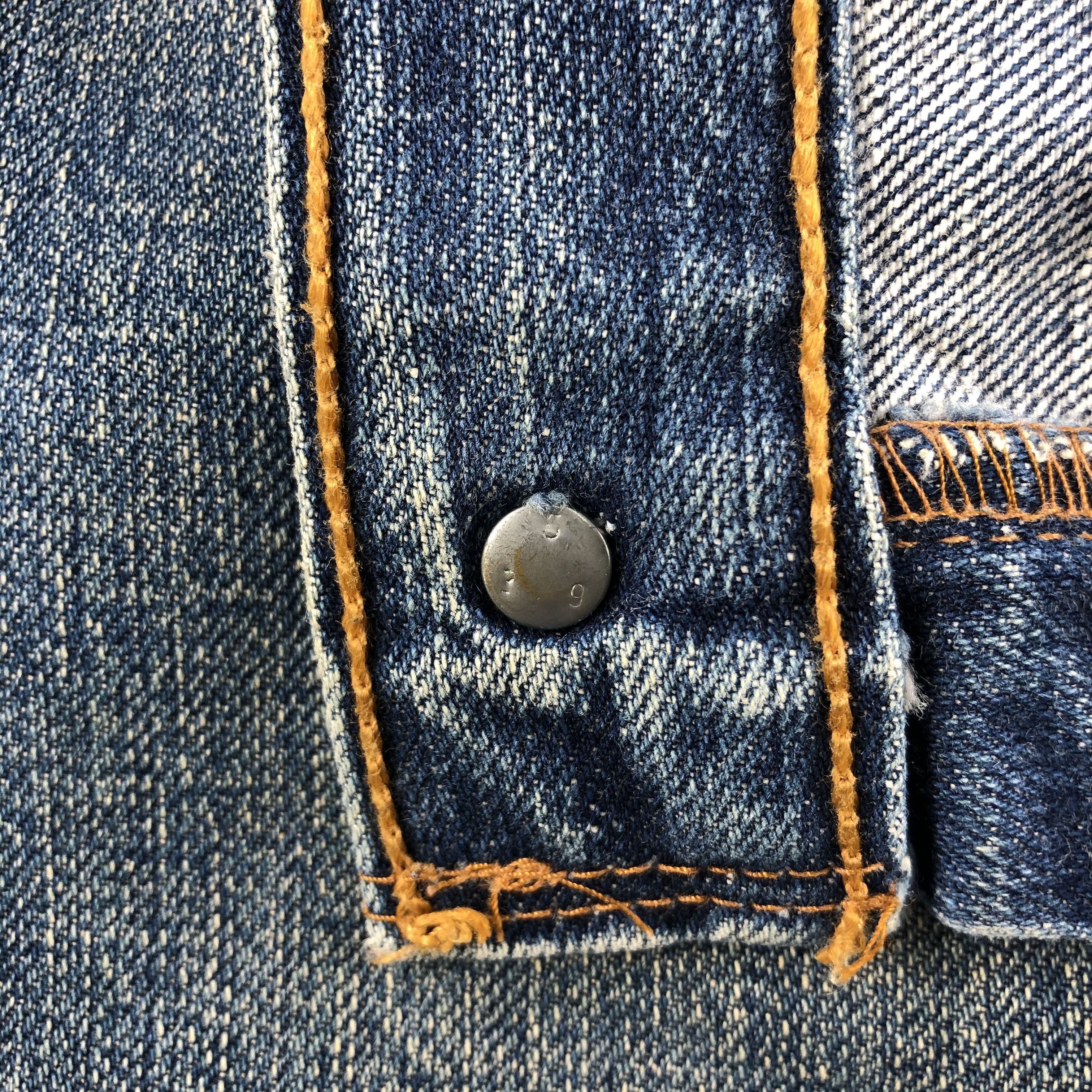 Levi's Vintage 90s Levis 501 Jeans Rusty Faded Blue Denim KJ333 Size US 32 / EU 48 - 9 Thumbnail