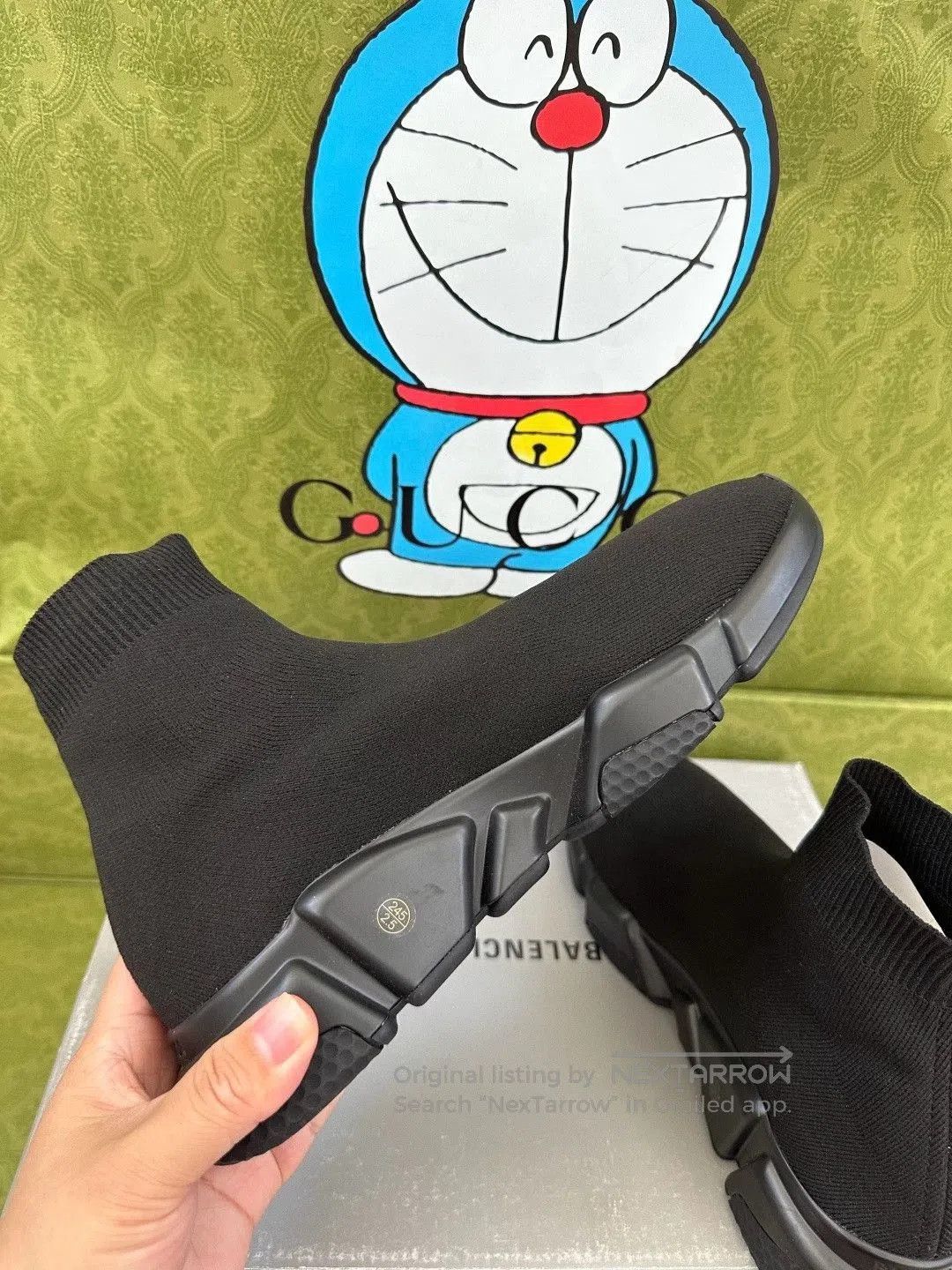 Balenciaga Balenciaga Black Sock Shoes. Size US 7 / EU 40 - 6 Thumbnail