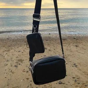 Vintage Korean fashion black coins bag crossbody bag Size ONE SIZE - 2 Thumbnail