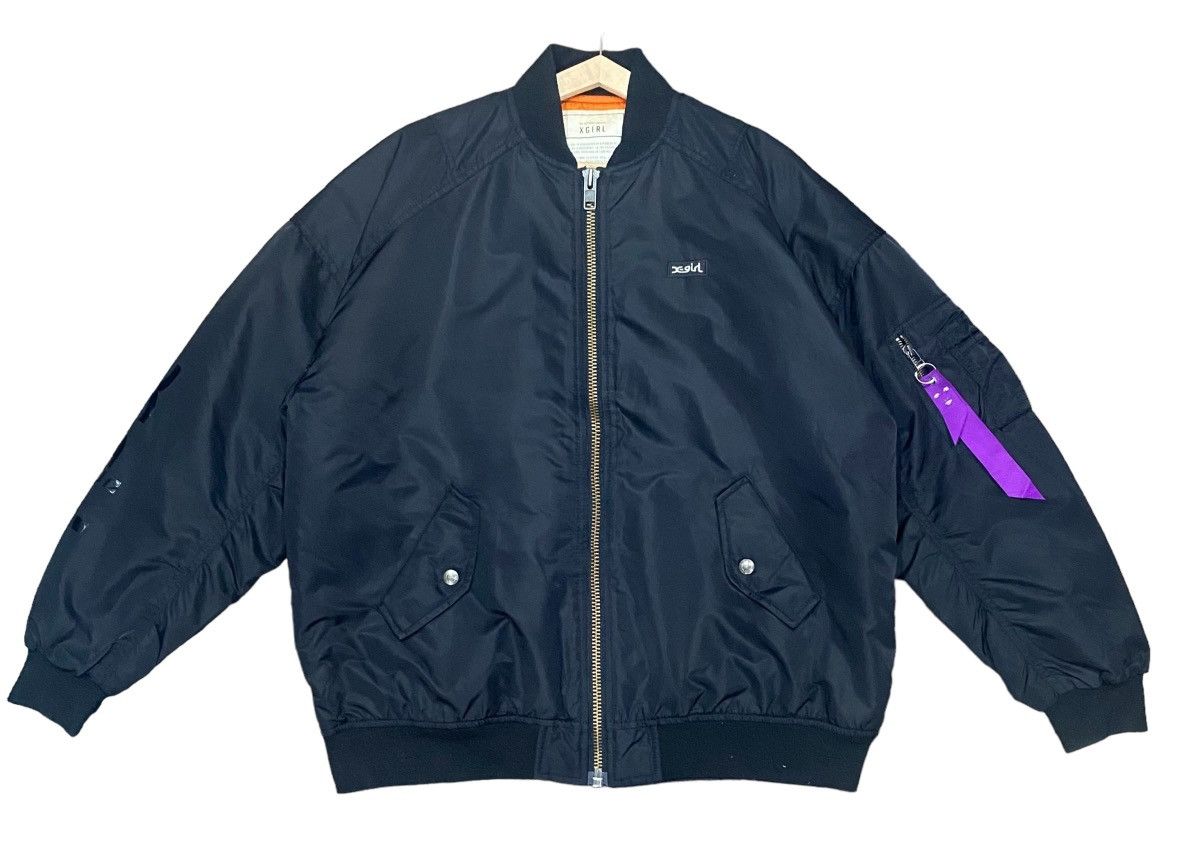 Bomber Jacket × Ma 1 × Sensations Bomber Jacket X-GIRL Type MA-1  