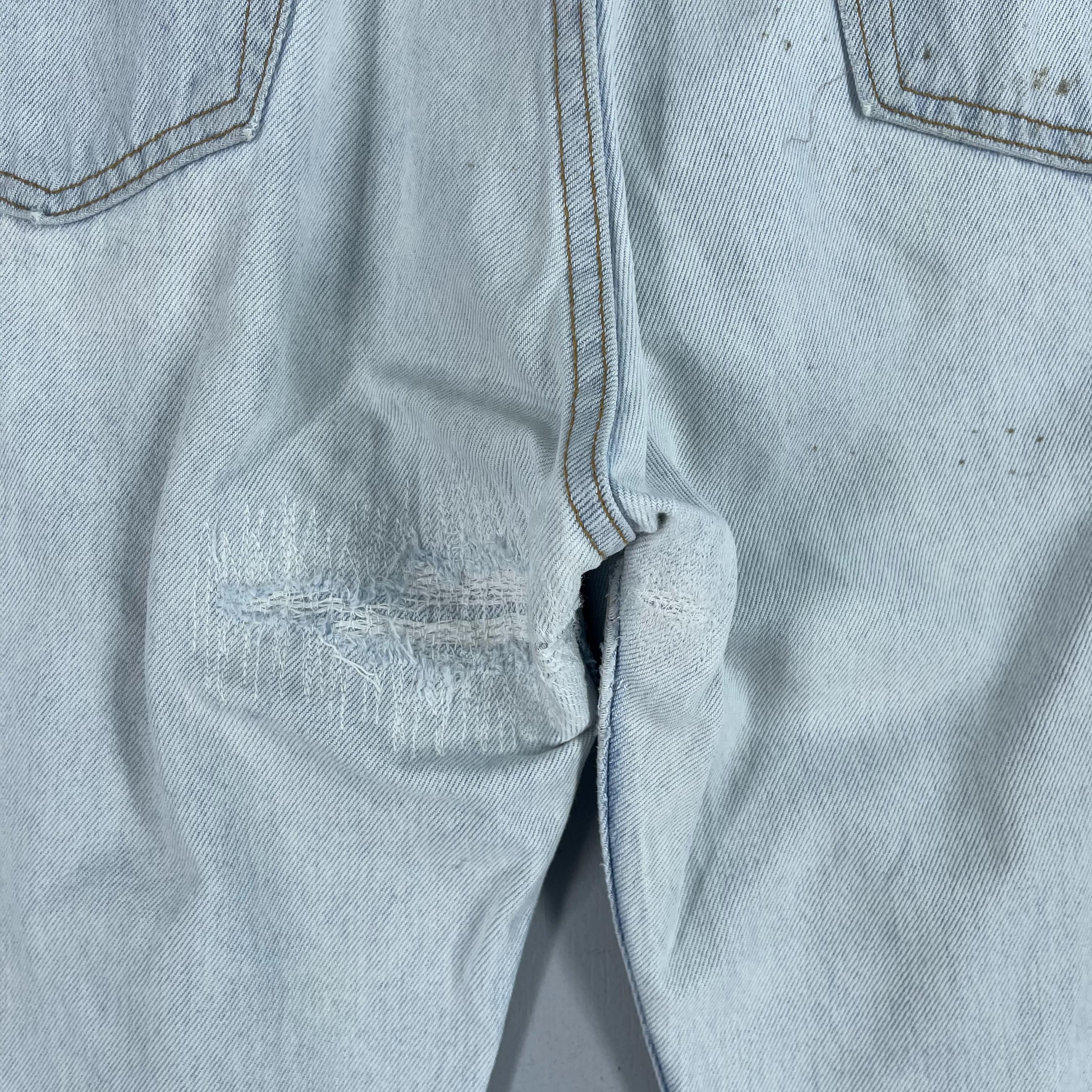 Levi's × Vintage Size 35 Vintage Levis 501 Reconstruct Distressed Jeans Size US 35 - 13 Thumbnail