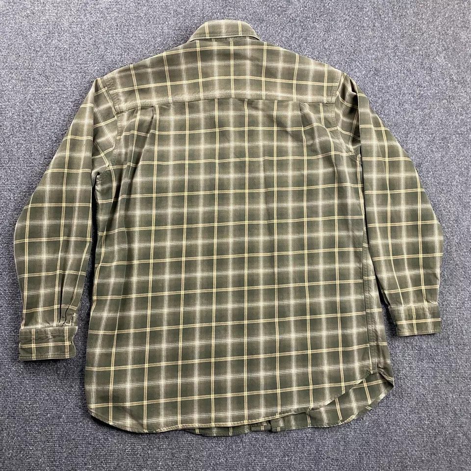 Other Woolrich Flannel Shirt L Window Pane Check 100% Cotton Mens Size US L / EU 52-54 / 3 - 7 Thumbnail