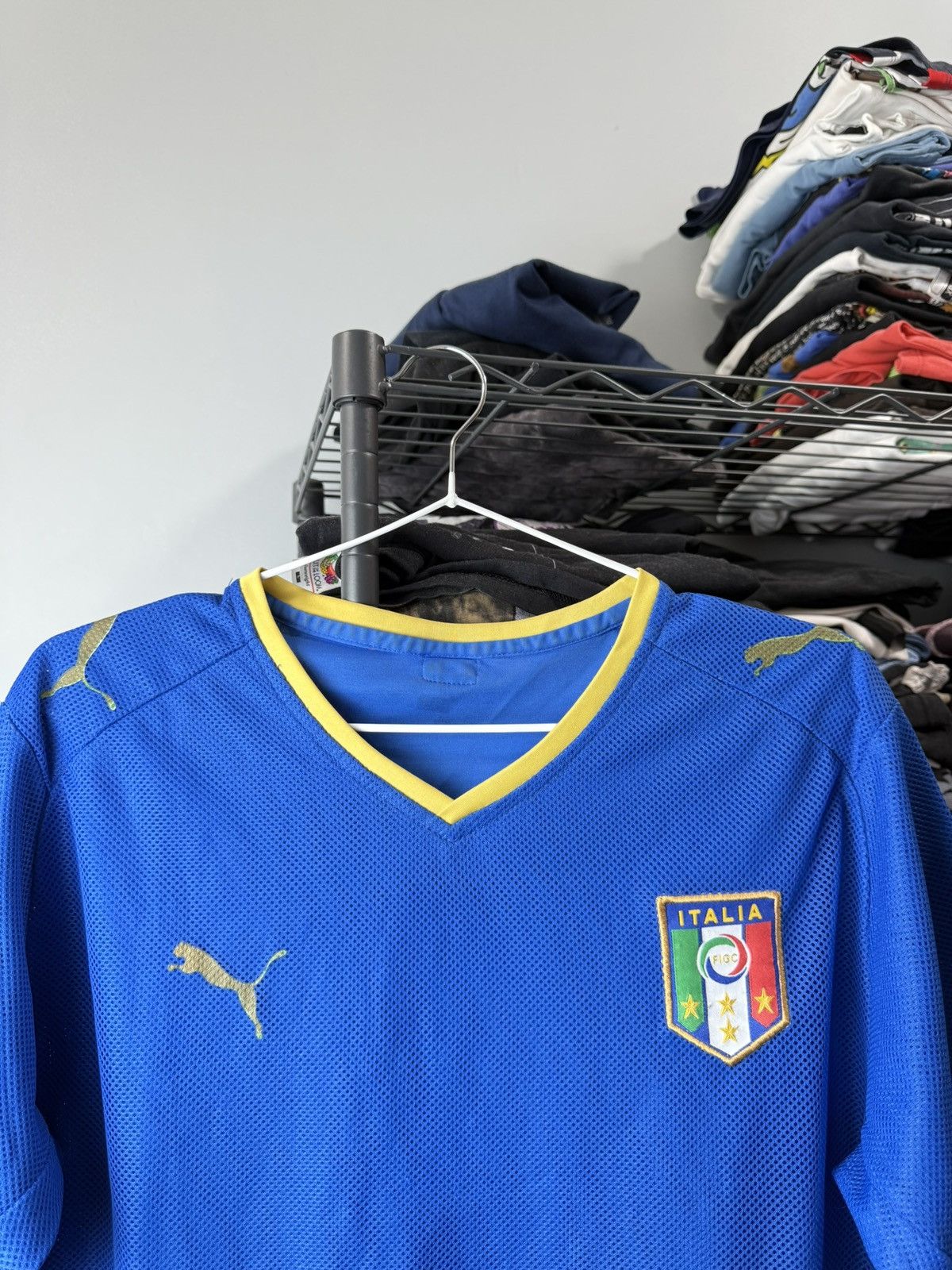 Puma Vintage Puma Italy Soccer Jersey Size US M / EU 48-50 / 2 - 3 Thumbnail