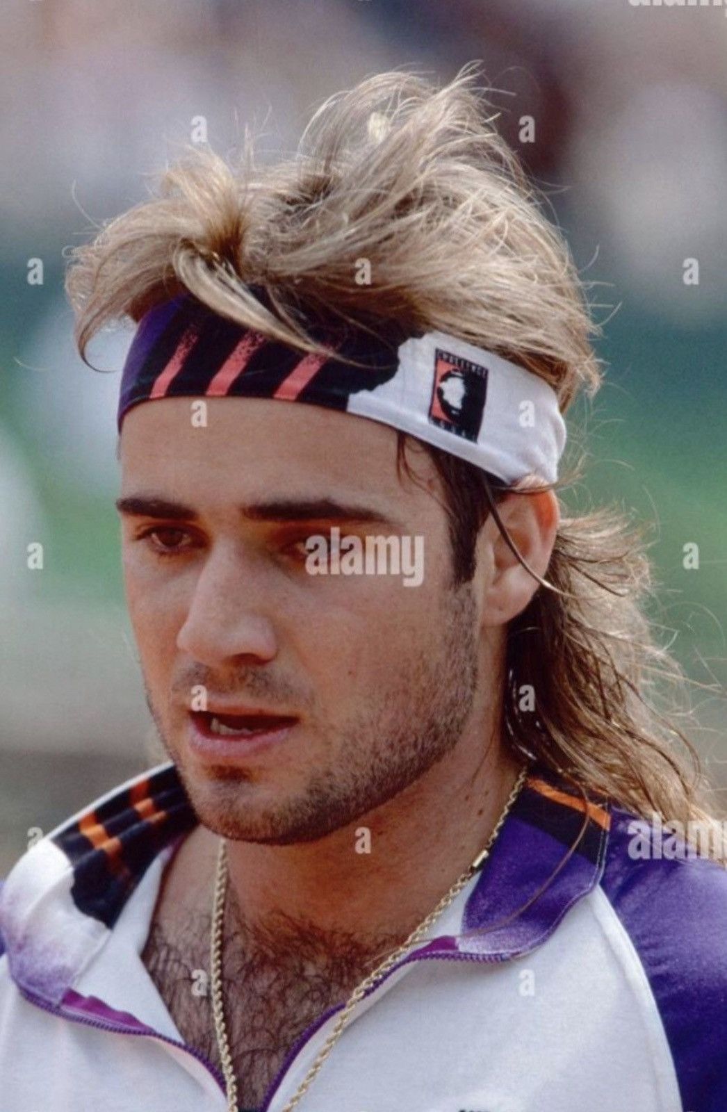 Nike ANDRE AGASSI Nike vintage 1990s challenge court bandana hat Size ONE SIZE - 3 Thumbnail
