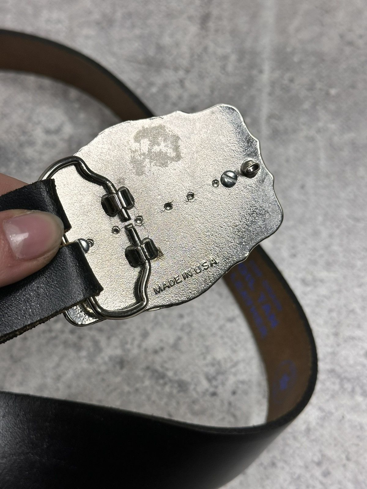 Raf Simons Vintage Made USA leather Belts Y2K style Harley Davidson GOA Size ONE SIZE - 6 Thumbnail