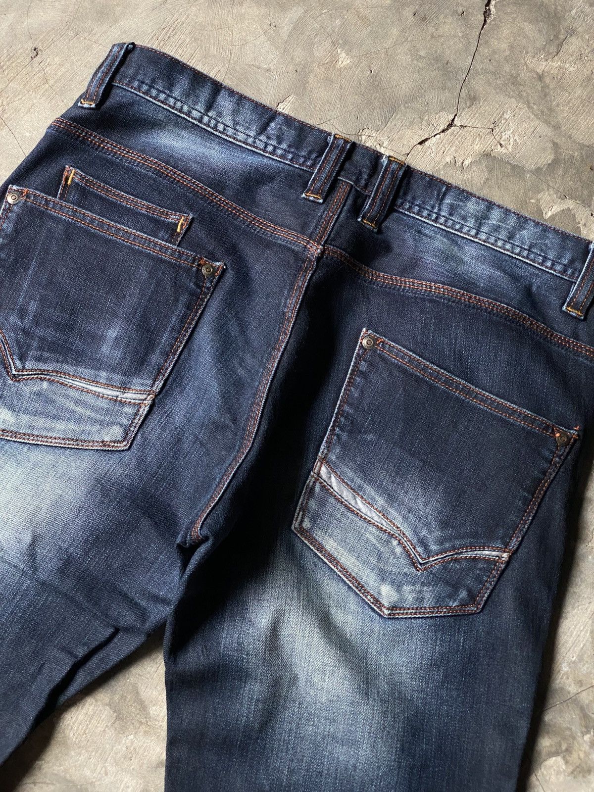Japanese Brand STUDDED NICOLE CLUB FOR MEN INDIGO WHISKER BOOTCUT Size US 32 / EU 48 - 14 Thumbnail