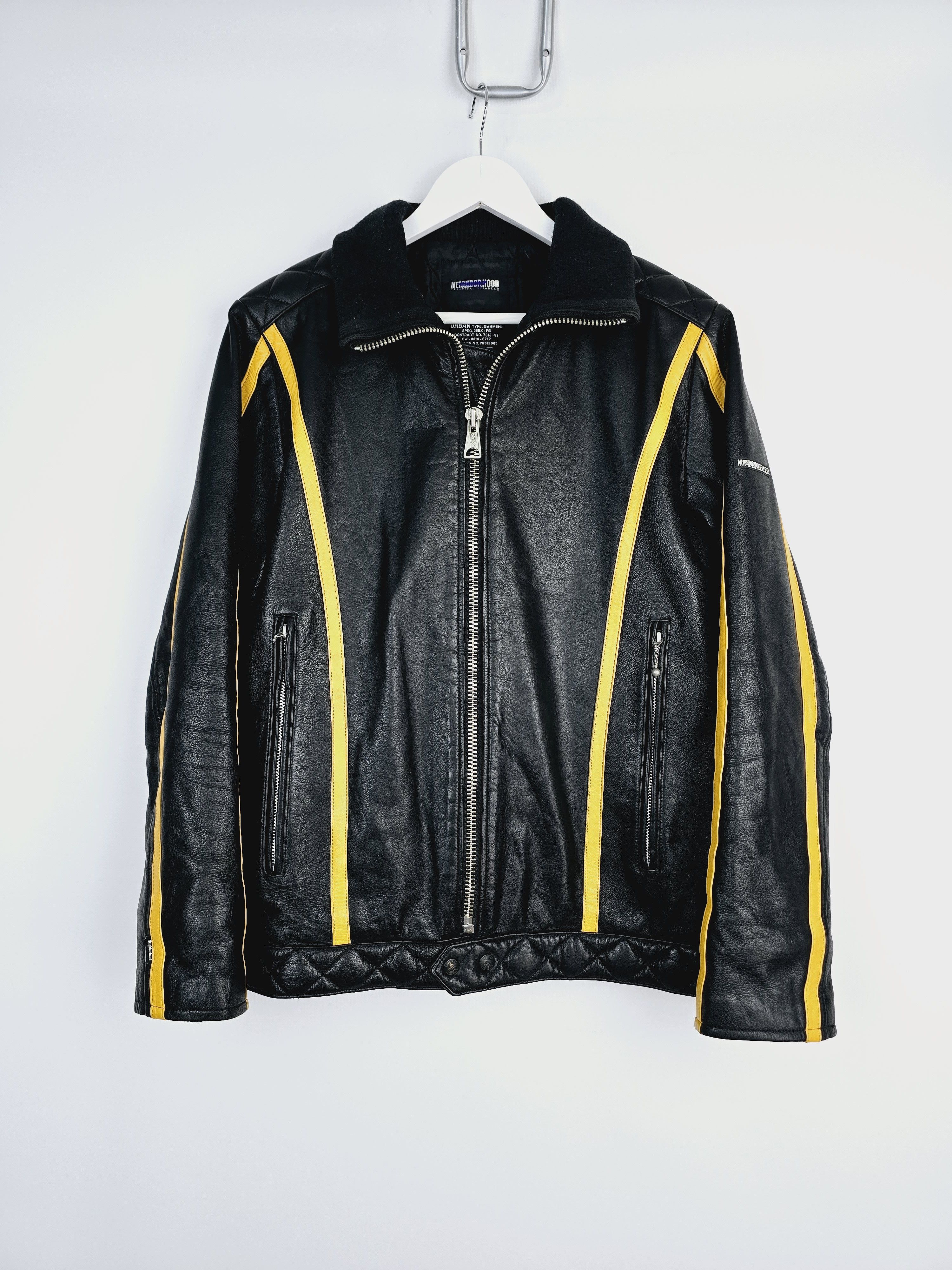 Neighborhood NEIGHBORHOOD Technical Leather Jacket Size US L / EU 52-54 / 3 - 1 Thumbnail