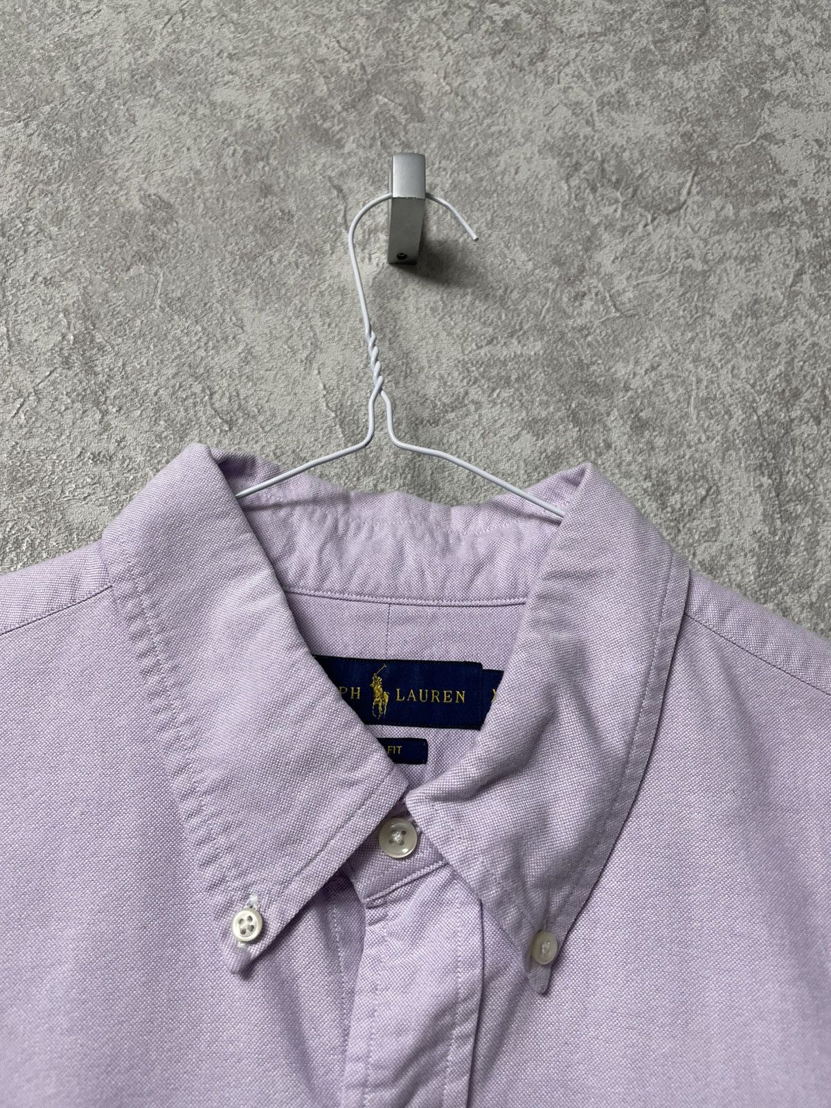 Ralph Lauren Vintage Ralph Lauren Purple Long Sleeve Heavy Classic Shirt Size US XL / EU 56 / 4 - 7 Thumbnail