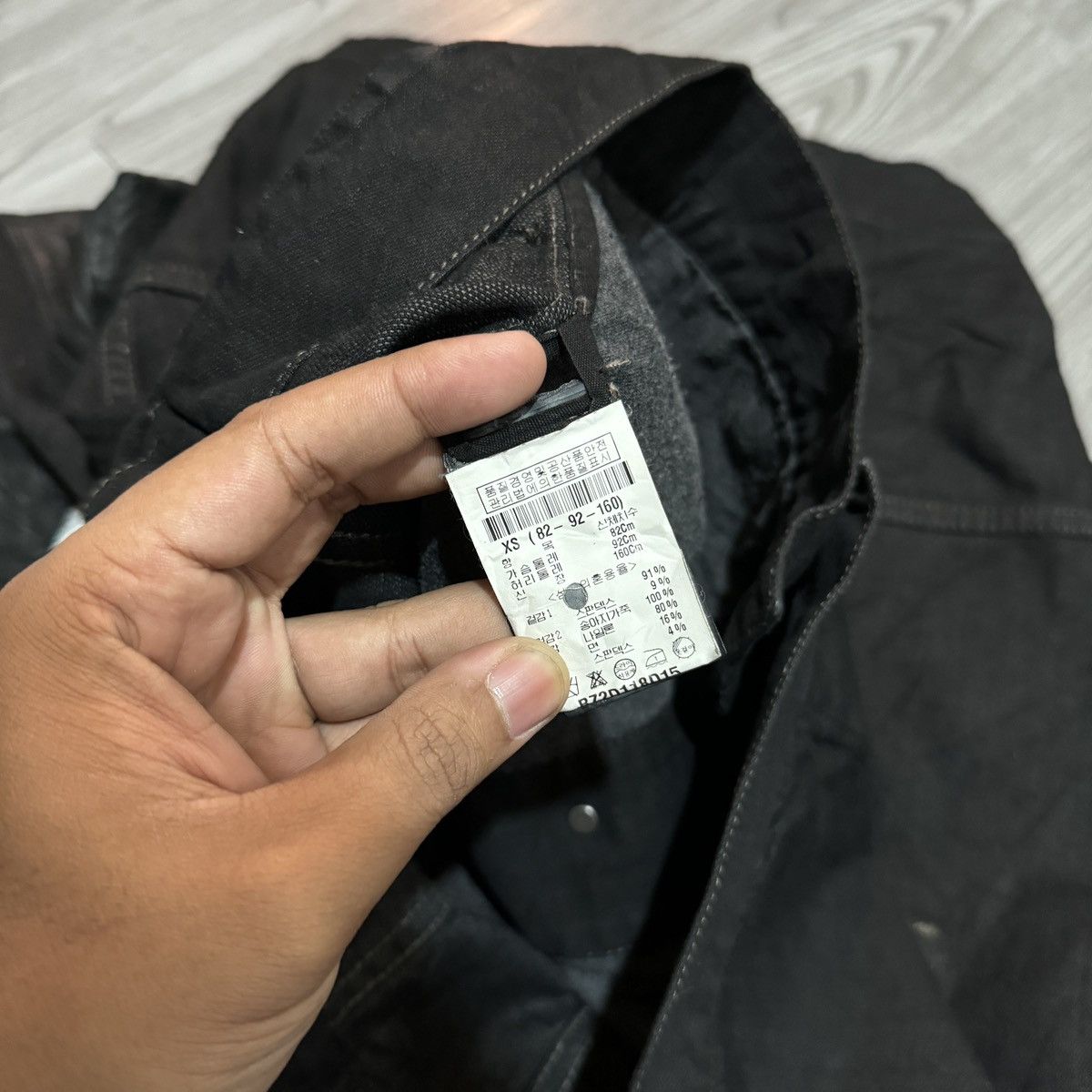 Rick Owens Rick Owens Black Hybrid Leather Slave jacket Size XS / US 0-2 / IT 36-38 - 10 Thumbnail