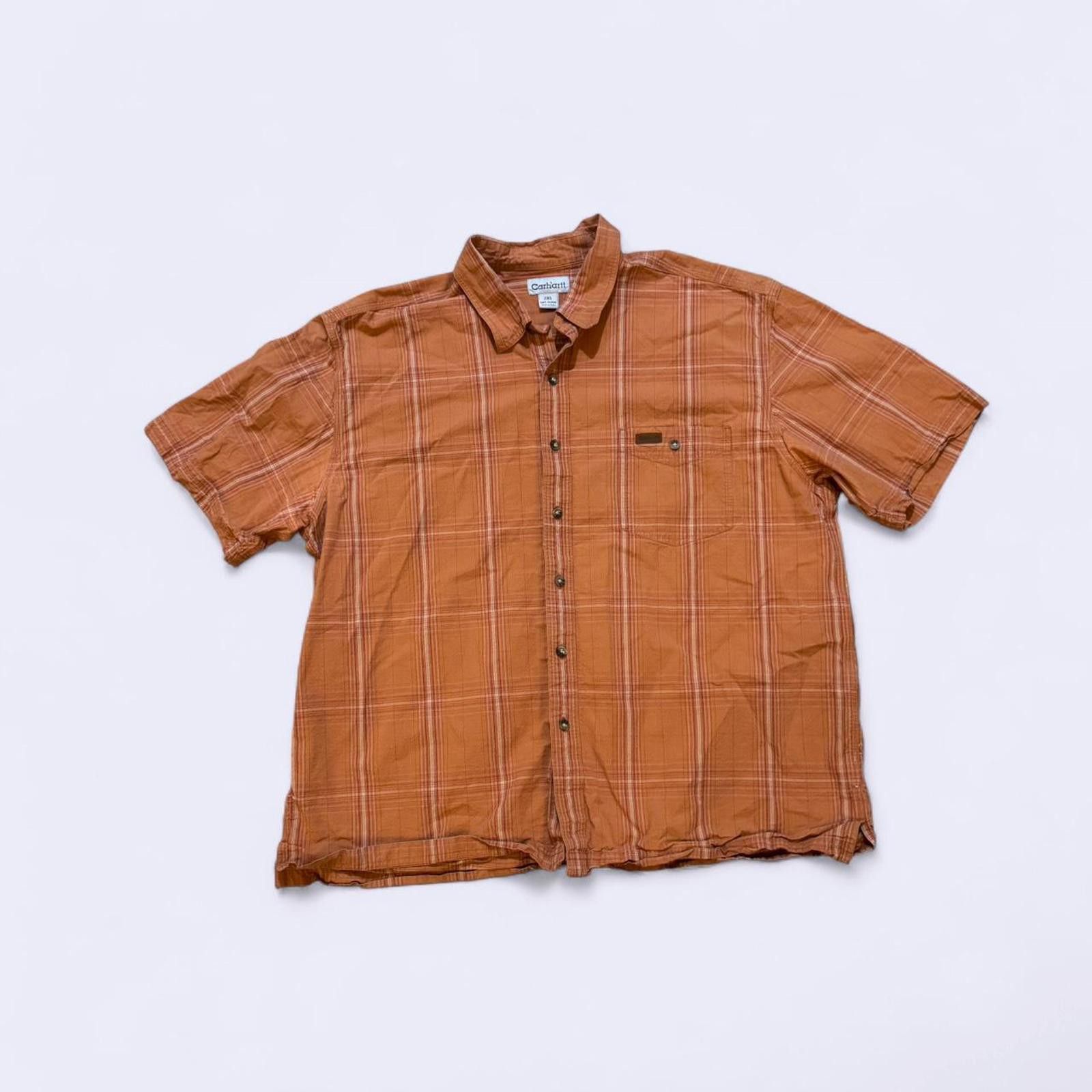 Carhartt Carhartt 2XL plaid short sleeve button up shirt Size US XXL / EU 58 / 5 - 1 Thumbnail