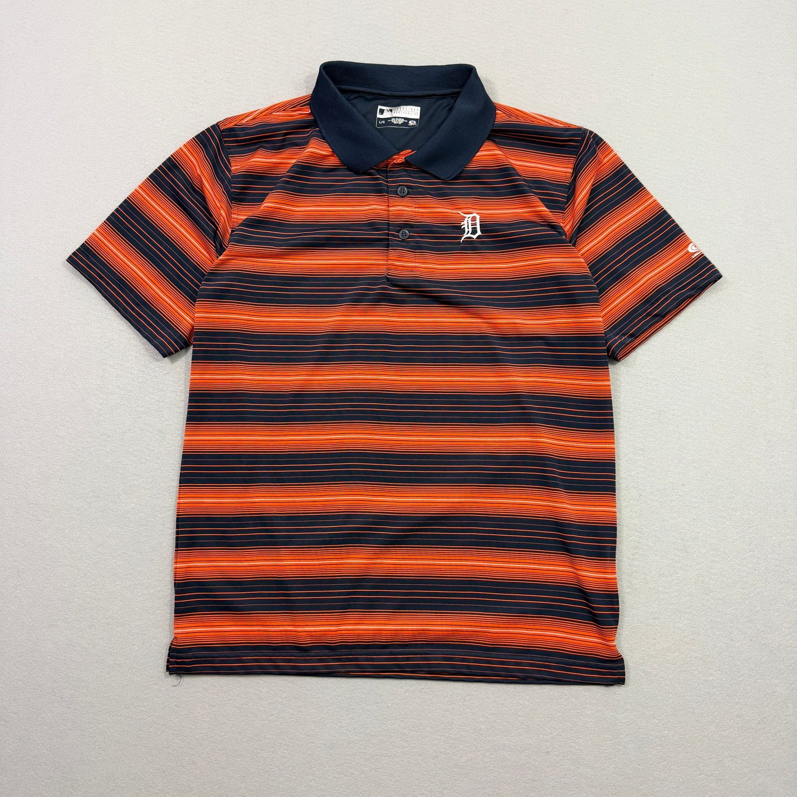 Vintage Genuine Merchandise Detroit Tigers Polo Shirt Large Orange Size US L / EU 52-54 / 3 - 1 Thumbnail