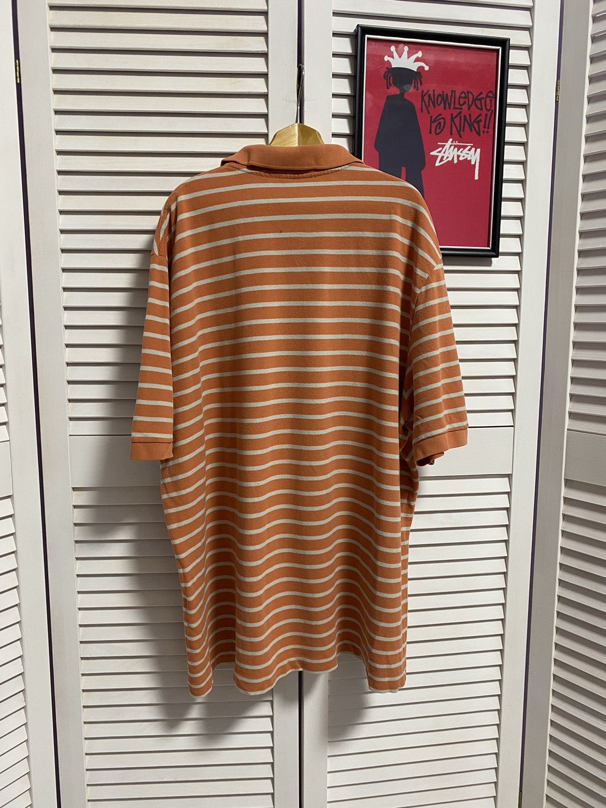 Lacoste Striped Polo Rugby Preppy Shirt Lacoste Logo Size US XL / EU 56 / 4 - 5 Thumbnail