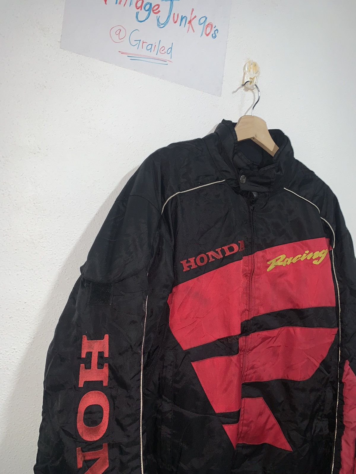 Honda × Japanese Brand × Vintage Vintage HONDA RACING RIDER JACKET