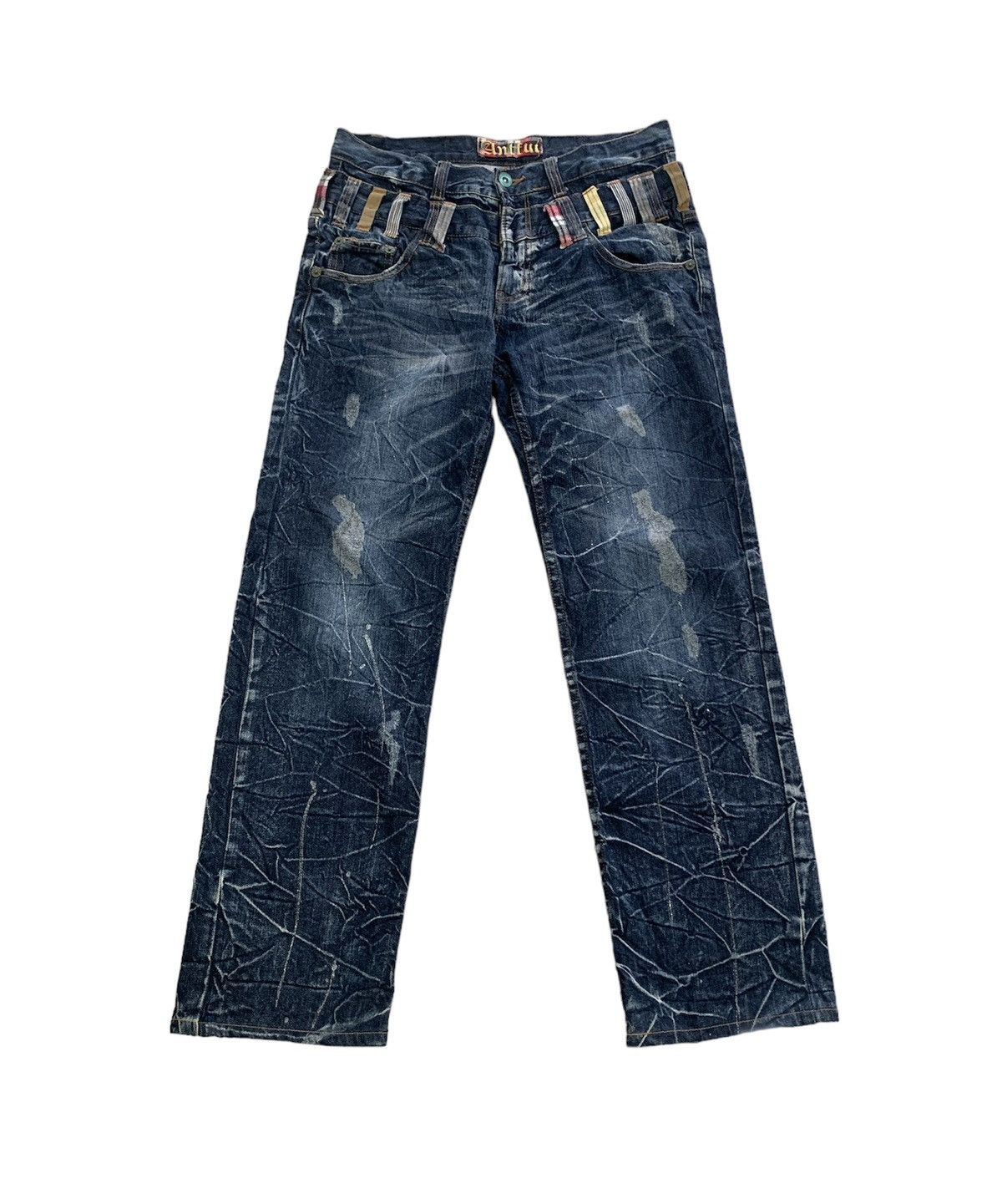 Le Grande Bleu (L.G.B.) Antfui design pants double waist japan design surf jeans Size US 30 / EU 46 - 1 Thumbnail