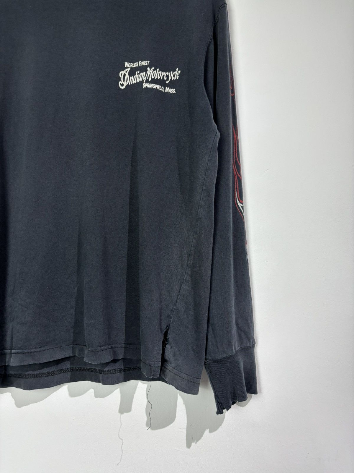 Indian Motorcycle Vintage distressed 2000’s Indian motorcycle kustom shop Size US M / EU 48-50 / 2 - 8 Thumbnail