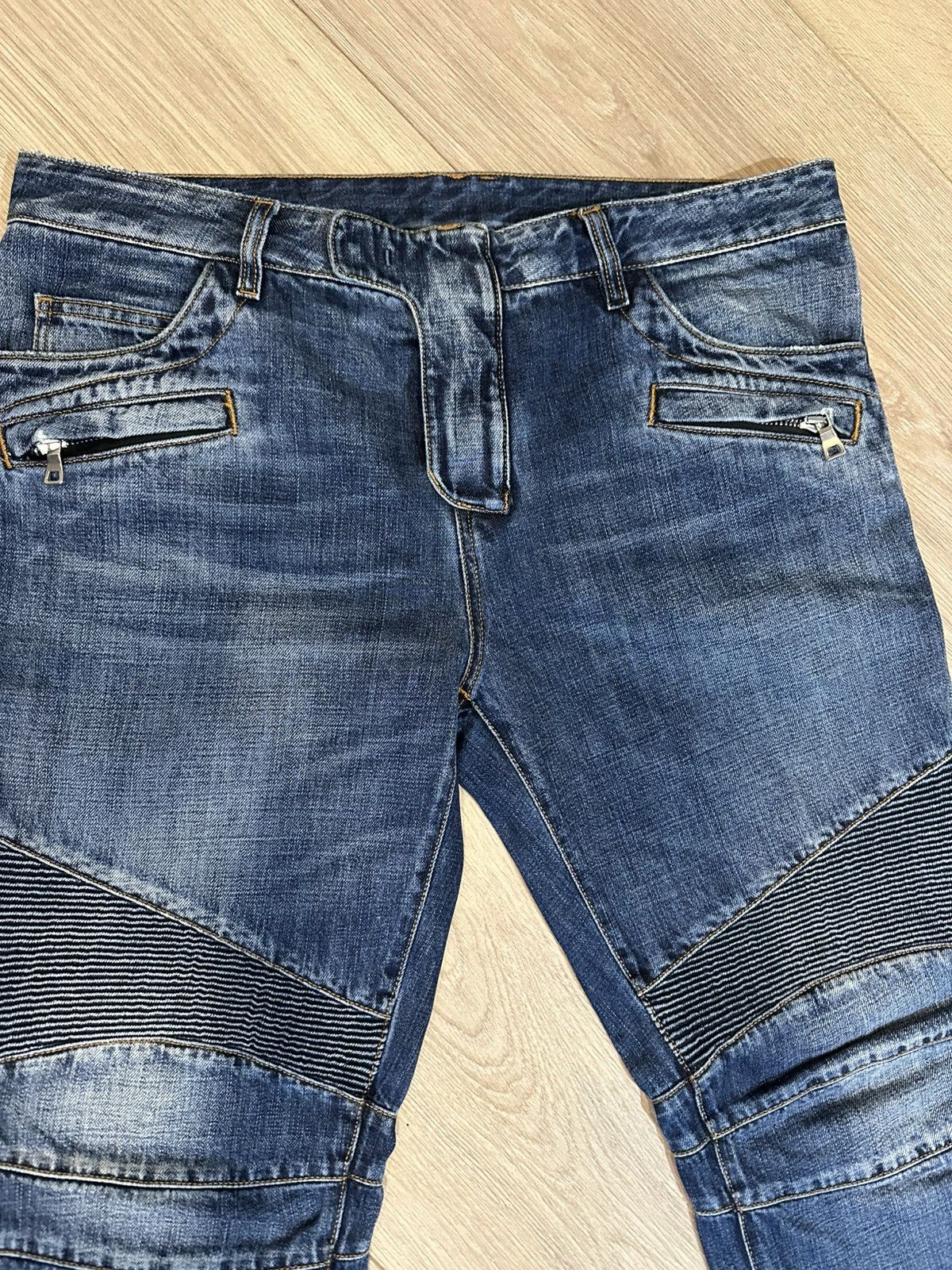 Balmain Balmain Biker Denim Size US 36 / EU 52 - 3 Thumbnail