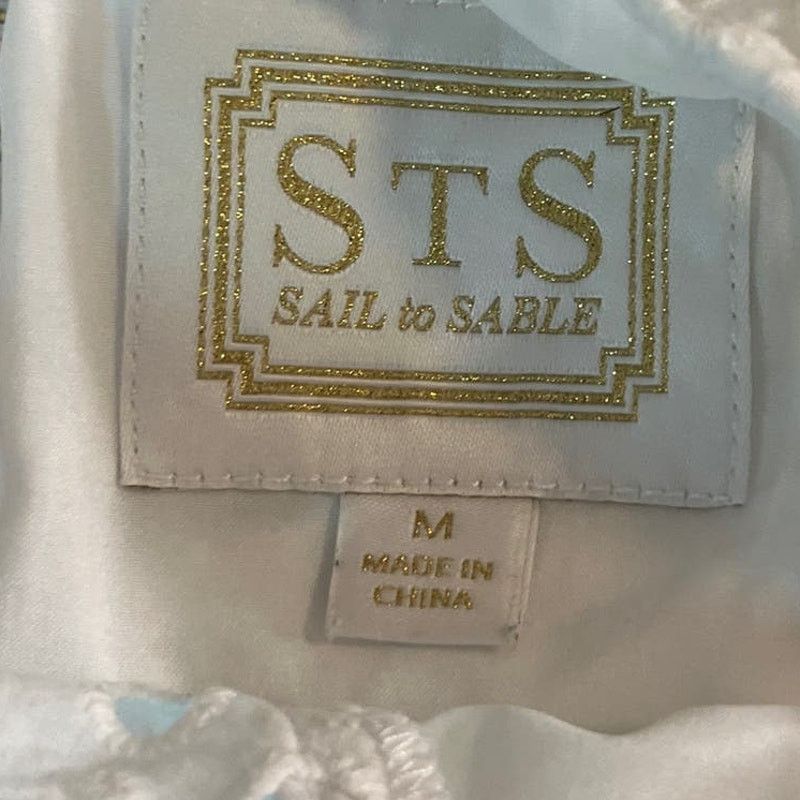 Designer Sail To Sable White Eyelet Short sleeve top Size M Size M / US 6-8 / IT 42-44 - 3 Thumbnail