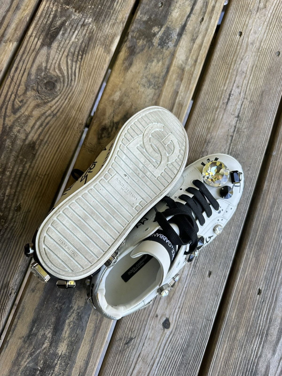 Dolce & Gabbana Dolce&Gabbana Authentic Hand Painted Size US 10 / IT 40 - 4 Thumbnail