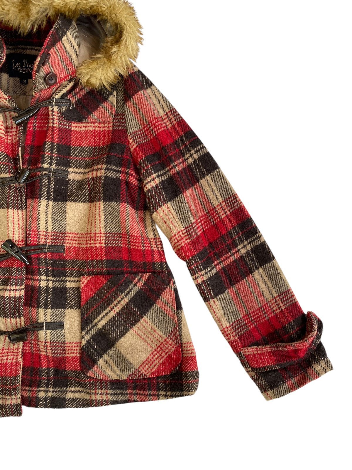 Japanese Brand × Vintage Vtg Lee Prest Wool Jacket Fur Hoodie Size M / US 6-8 / IT 42-44 - 5 Thumbnail