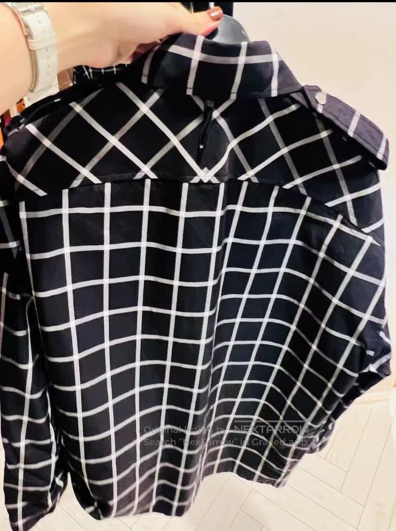 Hermes Hermes Classic Plaid Shirt Size XXS / US 00 / IT 34 - 6 Thumbnail