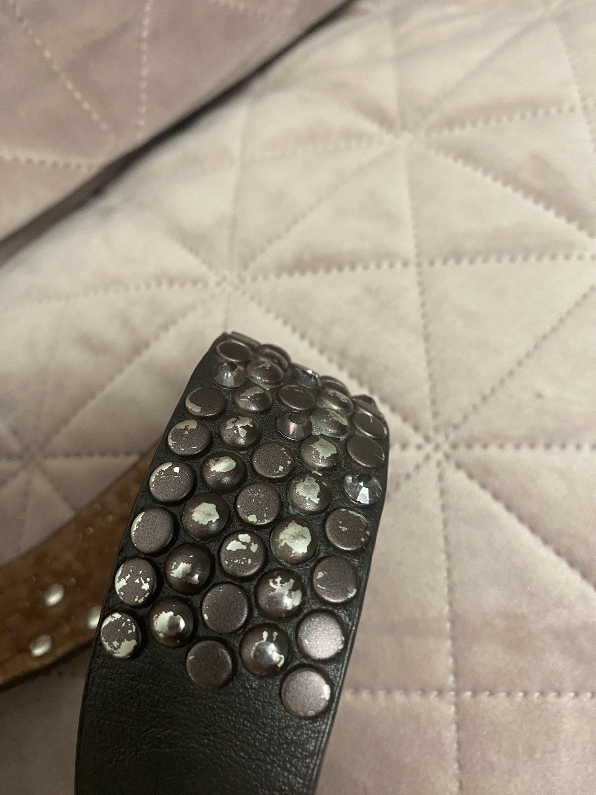 Japanese Brand × Vintage Belt vintage japanese distressed rhinestones simon style Size ONE SIZE - 7 Thumbnail