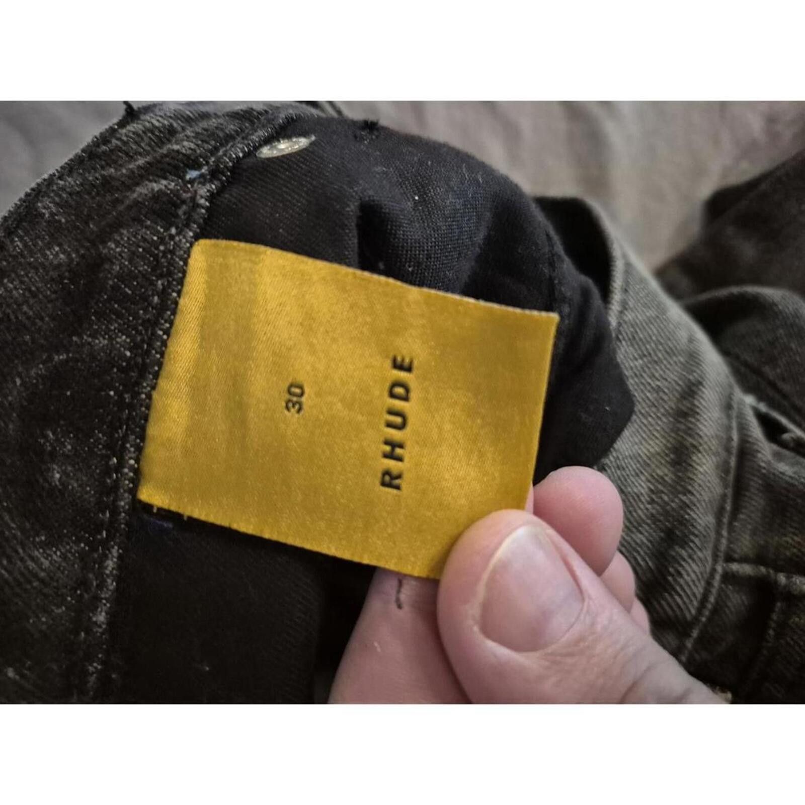 Rhude Rhude Black Denim Jeans Size 30 Size US 30 / EU 46 - 5 Thumbnail