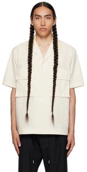 Sacai Sacai White Matte Shirt Size US L / EU 52-54 / 3 - 1 Thumbnail