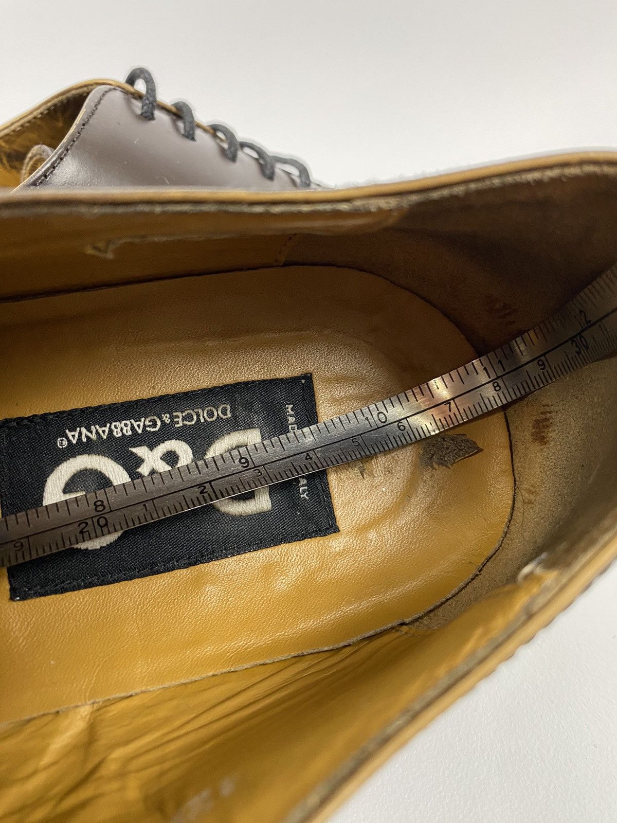 Dolce & Gabbana Dolce & Gabbana Vintage Leather Oxford Brogues size 42,5 Size US 9.5 / EU 42-43 - 12 Thumbnail