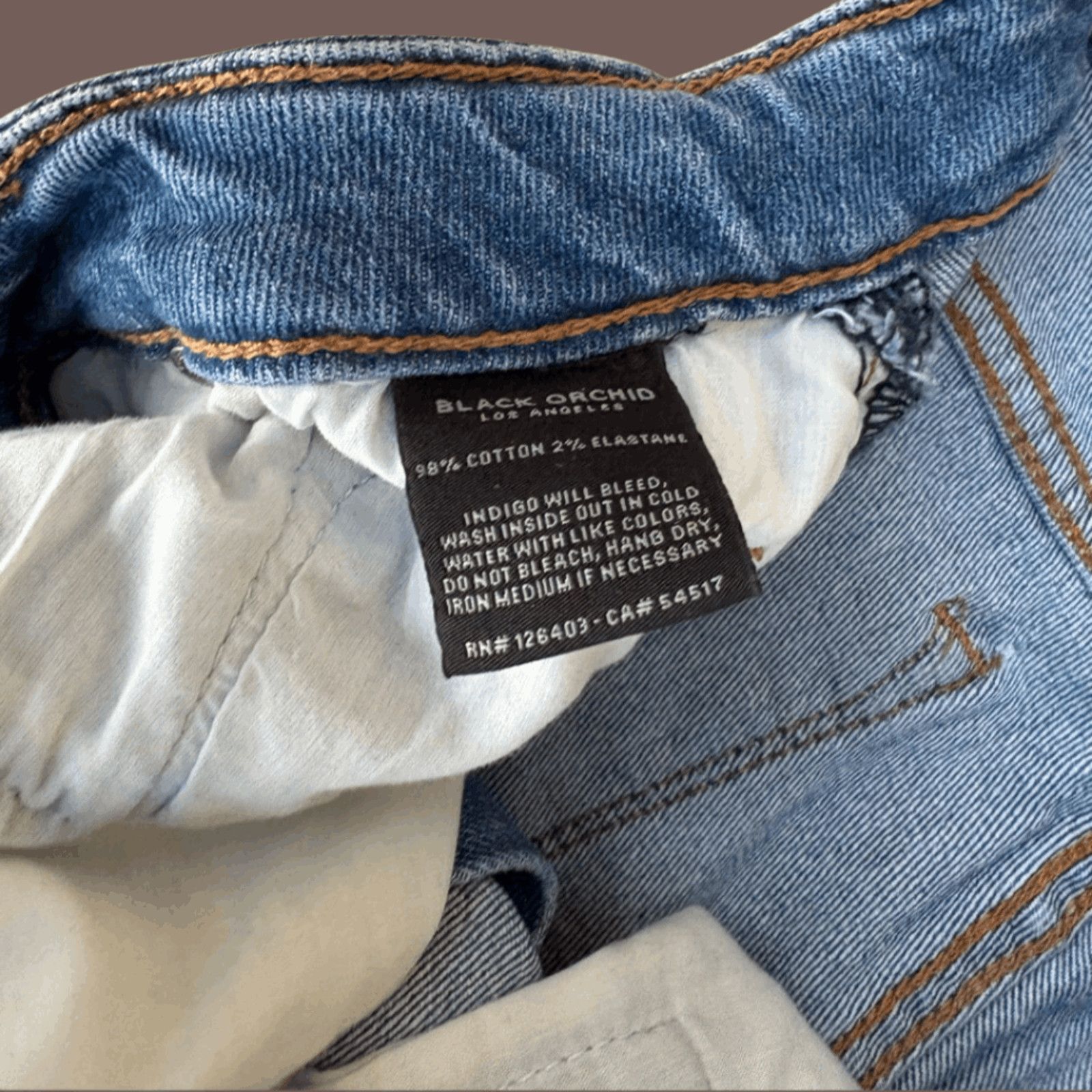 Nordstrom Skinny Flare Jeans | Black Orchid Medium Wash | Y2K Revival Size 28" / US 6 / IT 42 - 5 Thumbnail