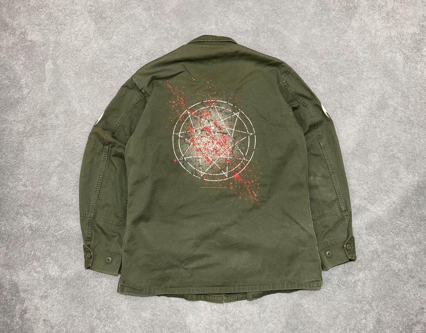Slipknot Vintage Slipknot military jacket M65 khaki (2007) Size US L / EU 52-54 / 3 - 8 Thumbnail