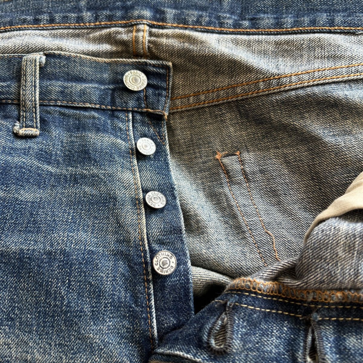 Denime Vintage Denime Authentic Leather Patch Lot 239 Selvedge Jean Size US 36 / EU 52 - 15 Thumbnail