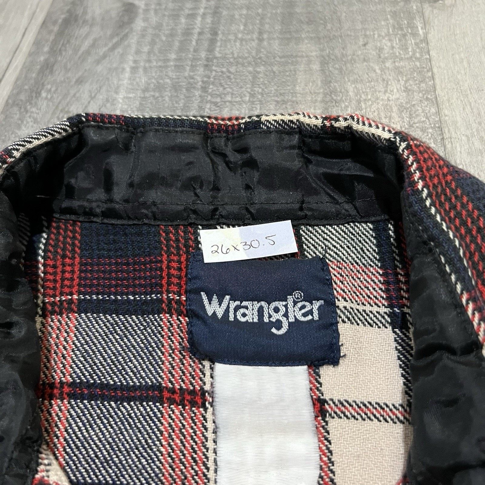 Wrangler VTG Wrangler Heavy Cotton Red/Beige Plaid Flannel Shirt XL Size US XL / EU 56 / 4 - 4 Thumbnail