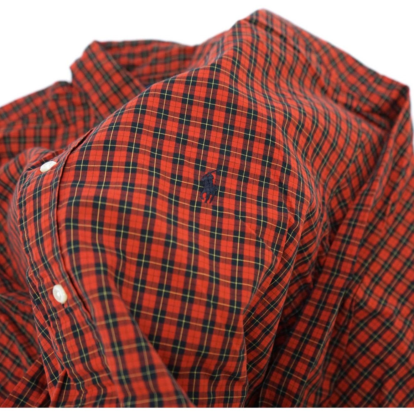 Polo Ralph Lauren × Vintage Vintage Polo Ralph Lauren Yarmouth Plaid Shirt Men's L Size US L / EU 52-54 / 3 - 3 Thumbnail