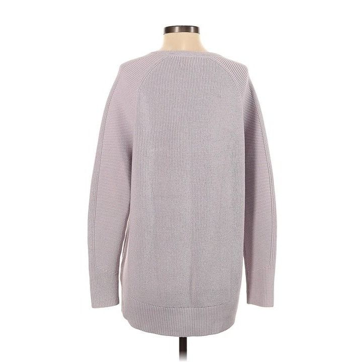 Athleta Athleta Hanover Merino V-Neck Sweater Oversized Shasta Purpl Size XS / US 0-2 / IT 36-38 - 8 Thumbnail