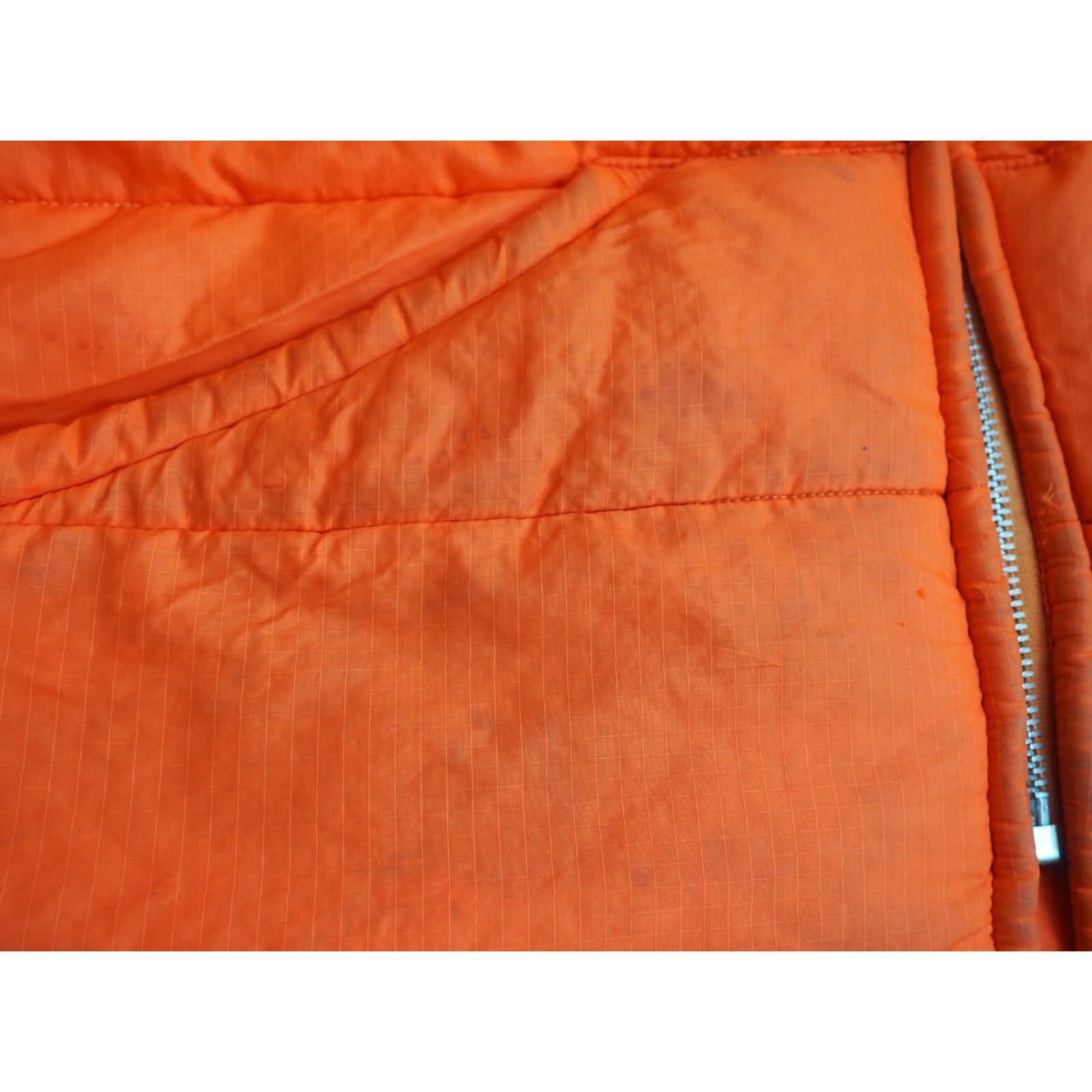 Vintage VTG Montgomery Ward Towncraft Faded Orange Talon Zip Puffer Vest Mens XL Size US XL / EU 56 / 4 - 7 Thumbnail