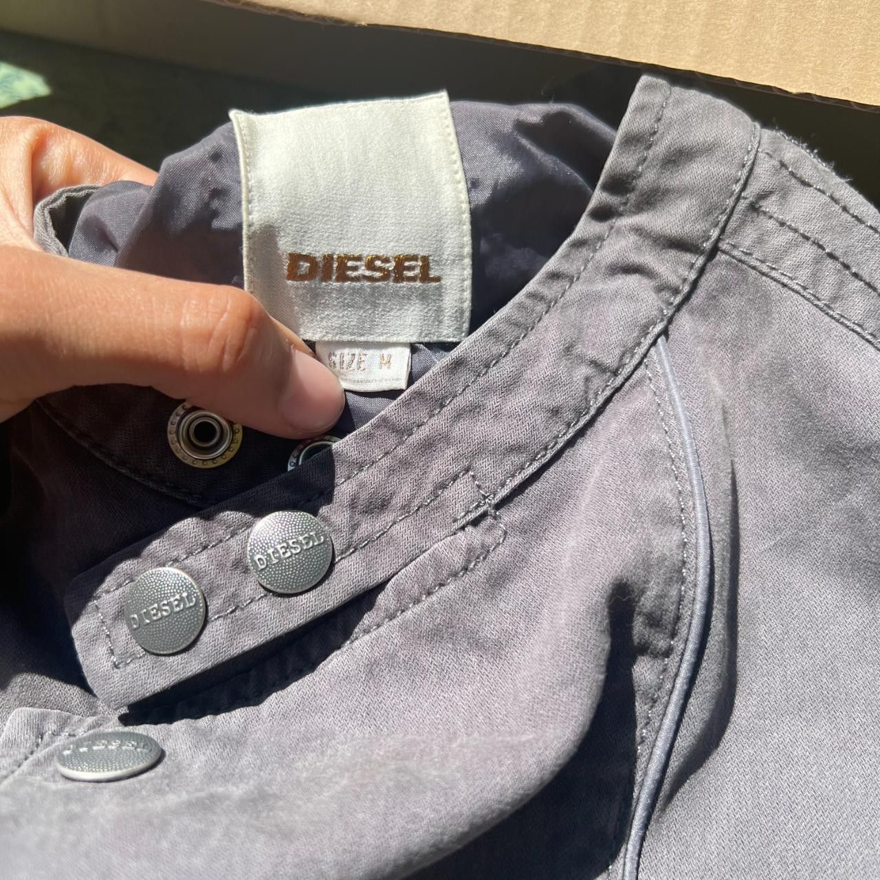 Diesel Diesel Women's Grey and White Jacket Size M / US 6-8 / IT 42-44 - 4 Thumbnail