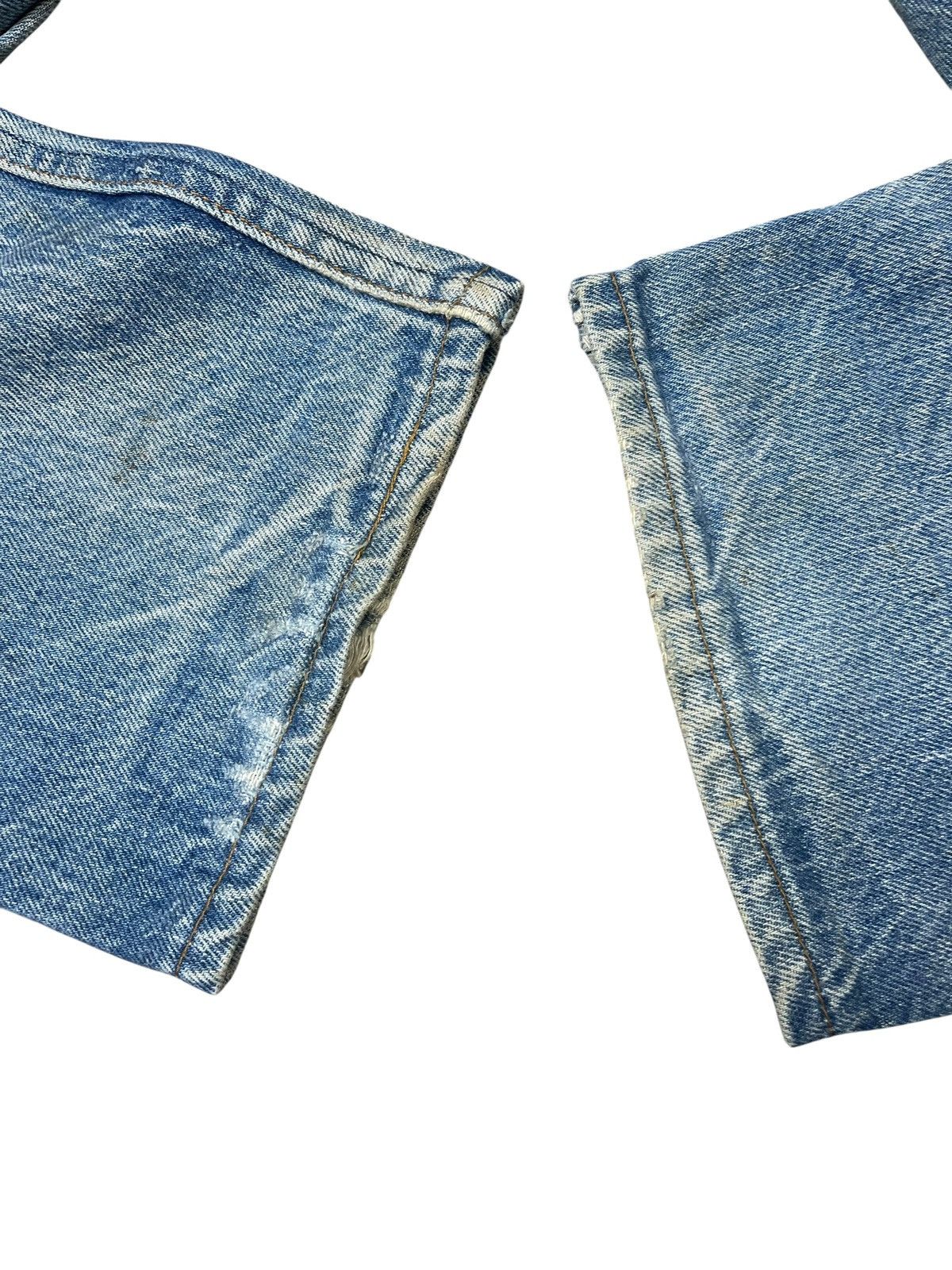 Levi's Vintage Levi’s 501 XX Distressed Jeans Straight Cut Size US 29 - 3 Thumbnail
