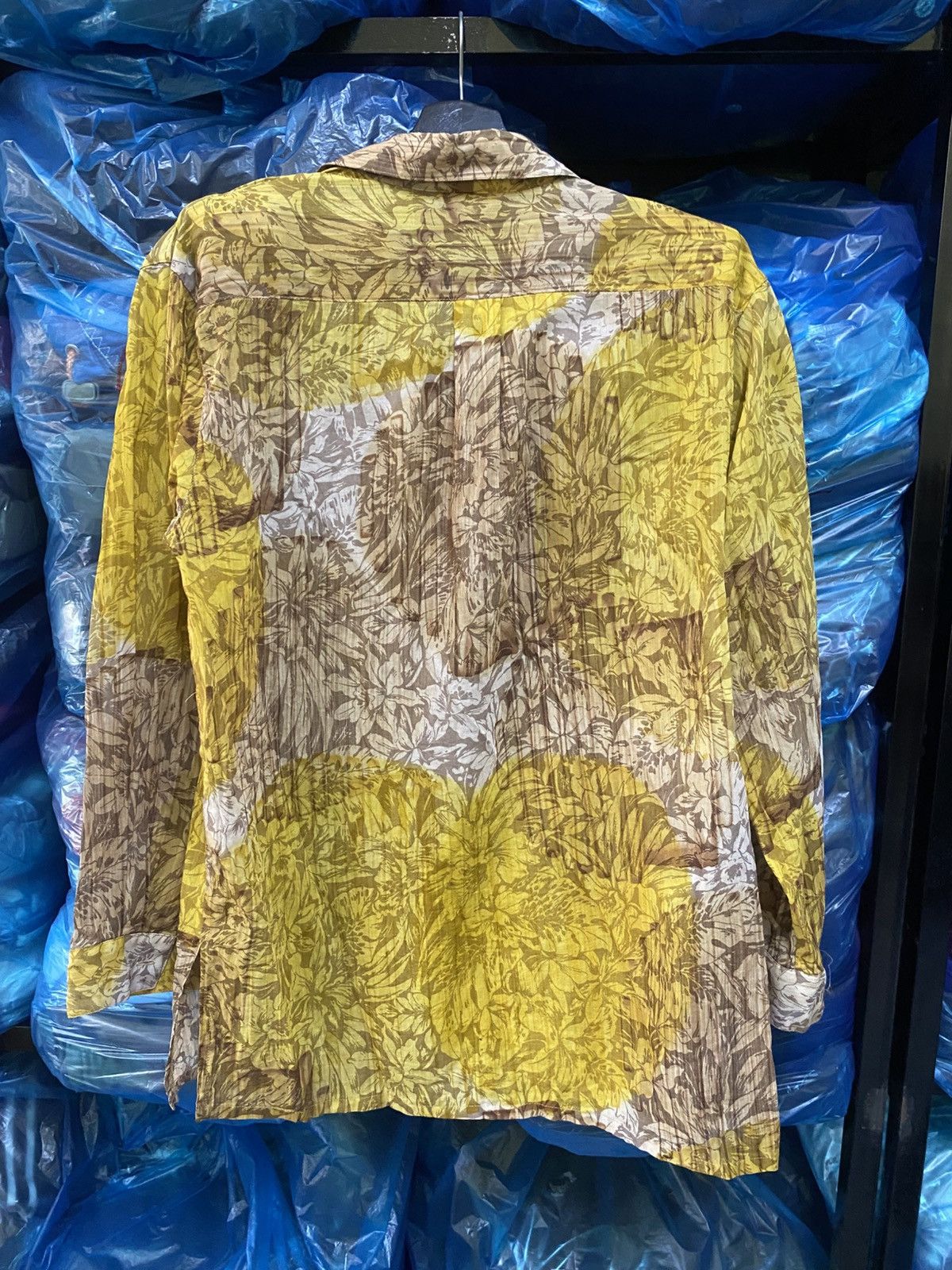 Japanese Brand Vintage Japanese K. VILLEGE Floral Patchwork Cotton Shirt Size M / US 6-8 / IT 42-44 - 6 Thumbnail