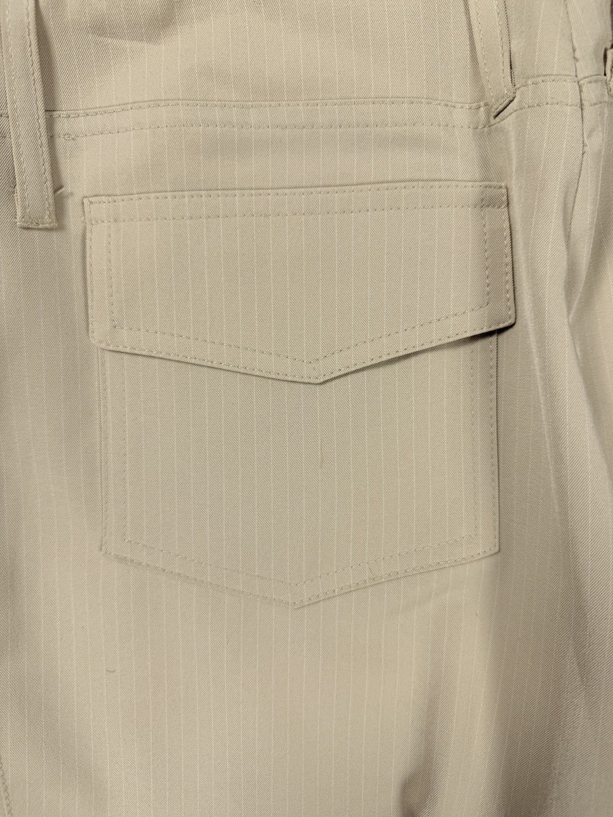 Alexander McQueen Alexander McQueen - 90’s Ivory Pinstripe Bootcut Pants Size 30" / US 8 / IT 44 - 4 Thumbnail