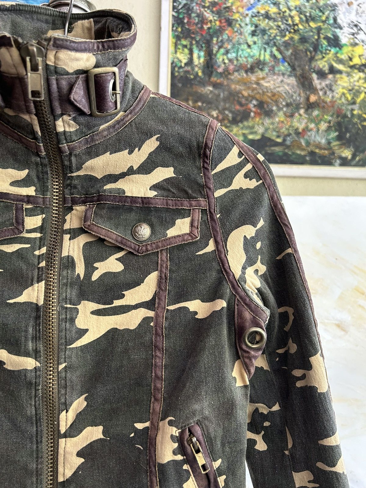 Japanese Brand Tactical Bondage Camo jacket Size US XXS / EU 40 - 9 Thumbnail