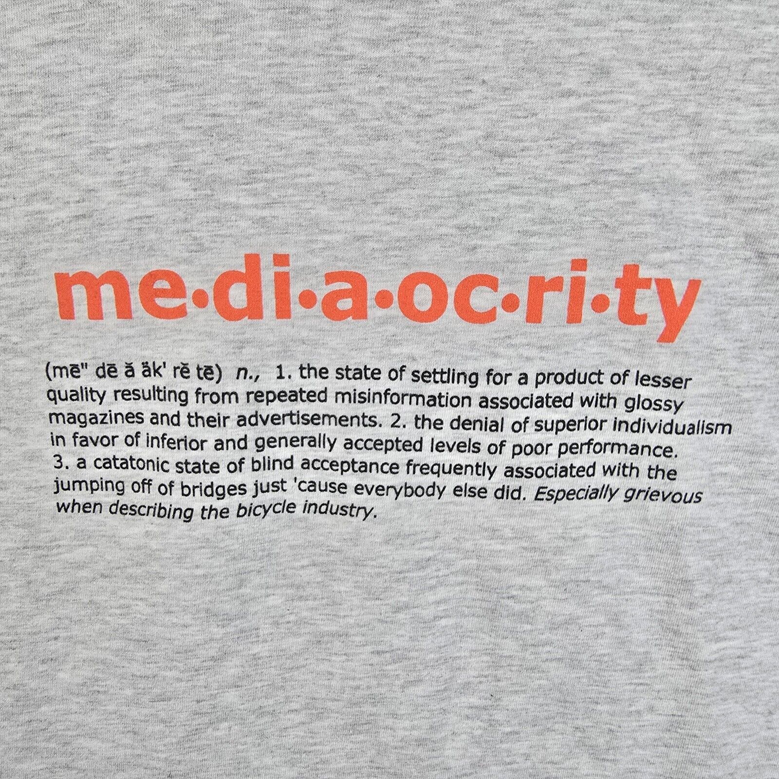 Hanes Vintage Speedgoat Bicycles Mediaocrity Shirt XL Bike Shop Size US XL / EU 56 / 4 - 4 Thumbnail