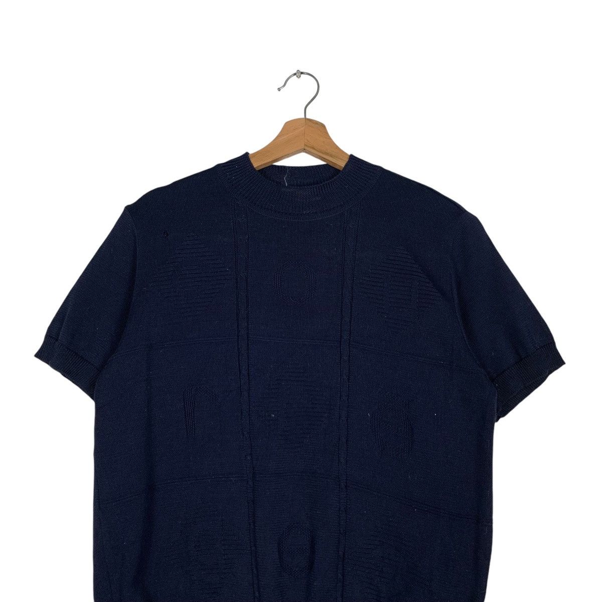 Courreges COURREGES Short Sleeve Crewneck Knitted Sweater #1226-C55 Size S / US 4 / IT 40 - 2 Thumbnail