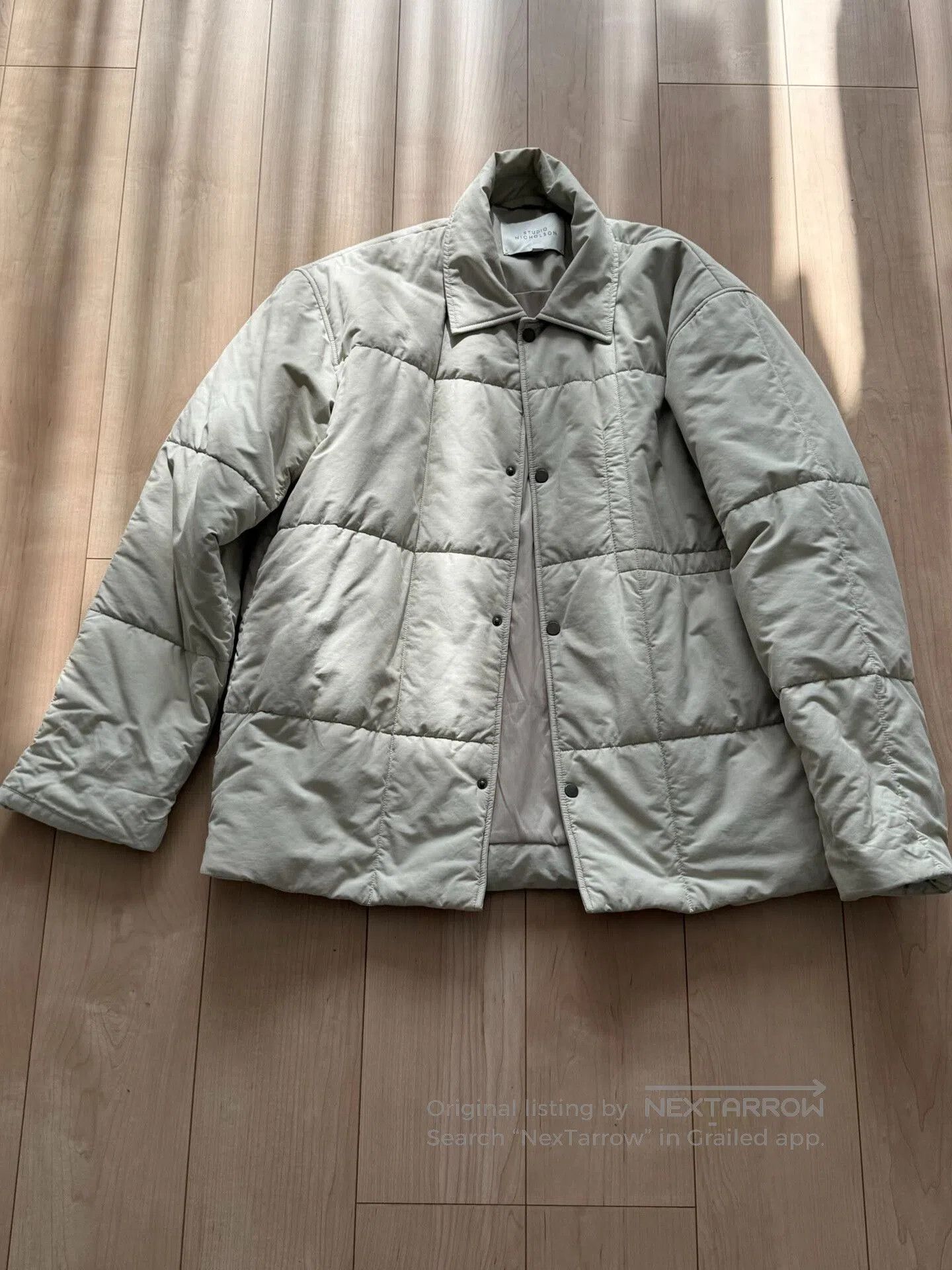 Studio Nicholson Studio Nicholson Beige Padded Jacket L. Size US L / EU 52-54 / 3 - 1 Thumbnail