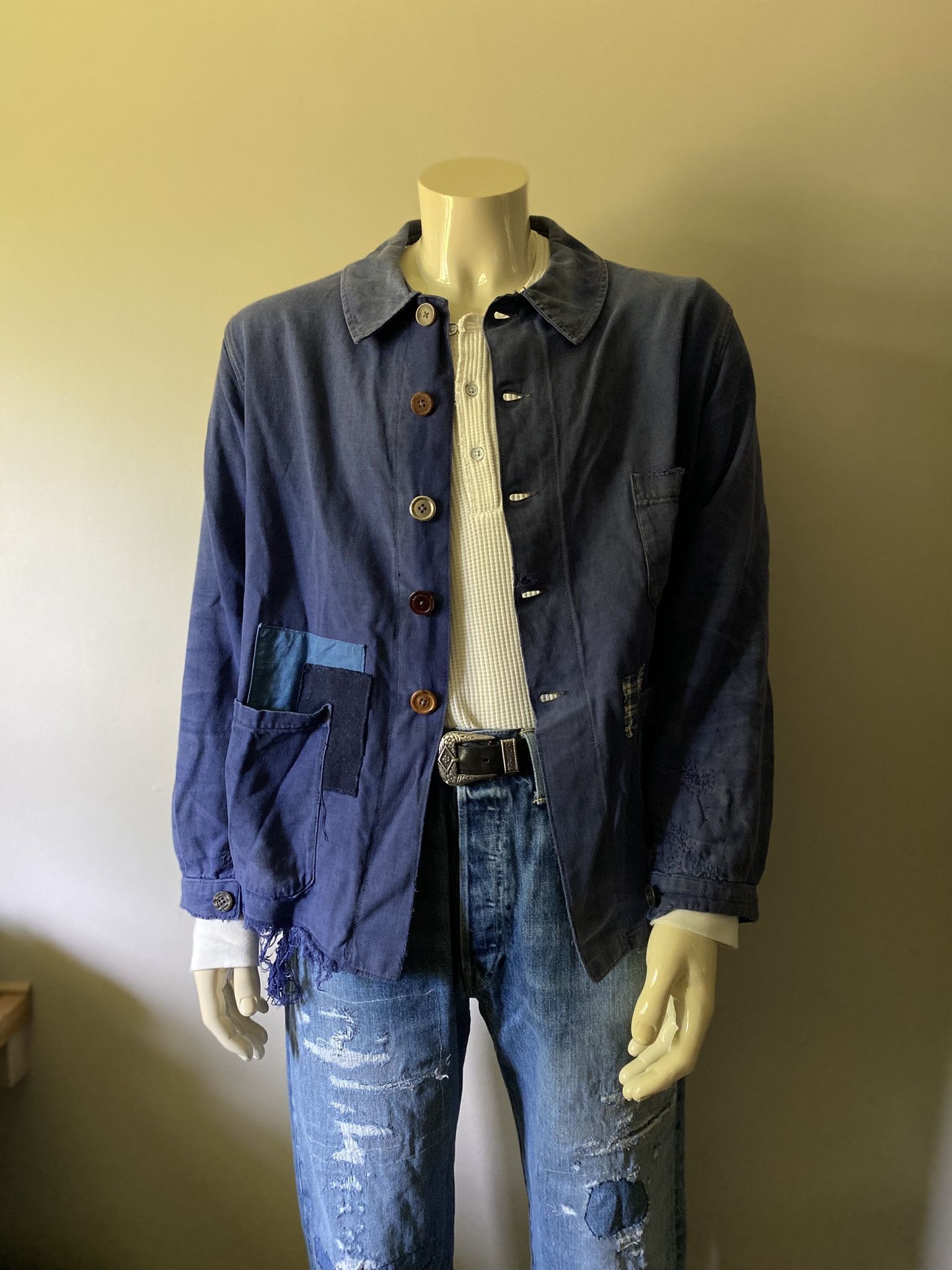 Kapital 1950s French Chore Jacket Size US L / EU 52-54 / 3 - 3 Thumbnail